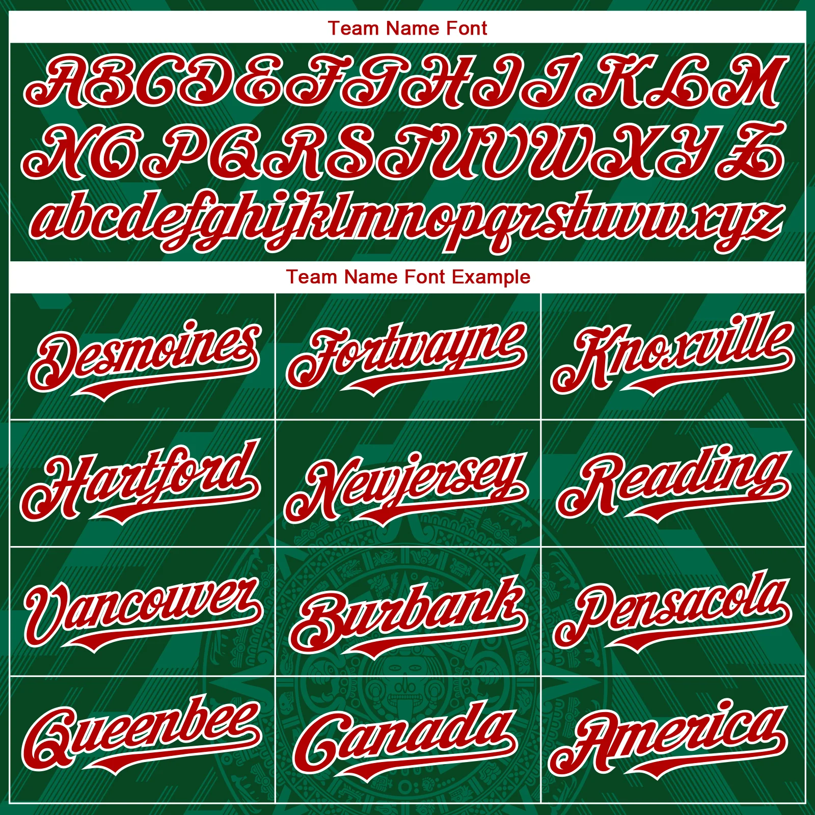 Custom Kelly Green Red-White 3D Mexico Authentic Baseball Jersey - Image 4