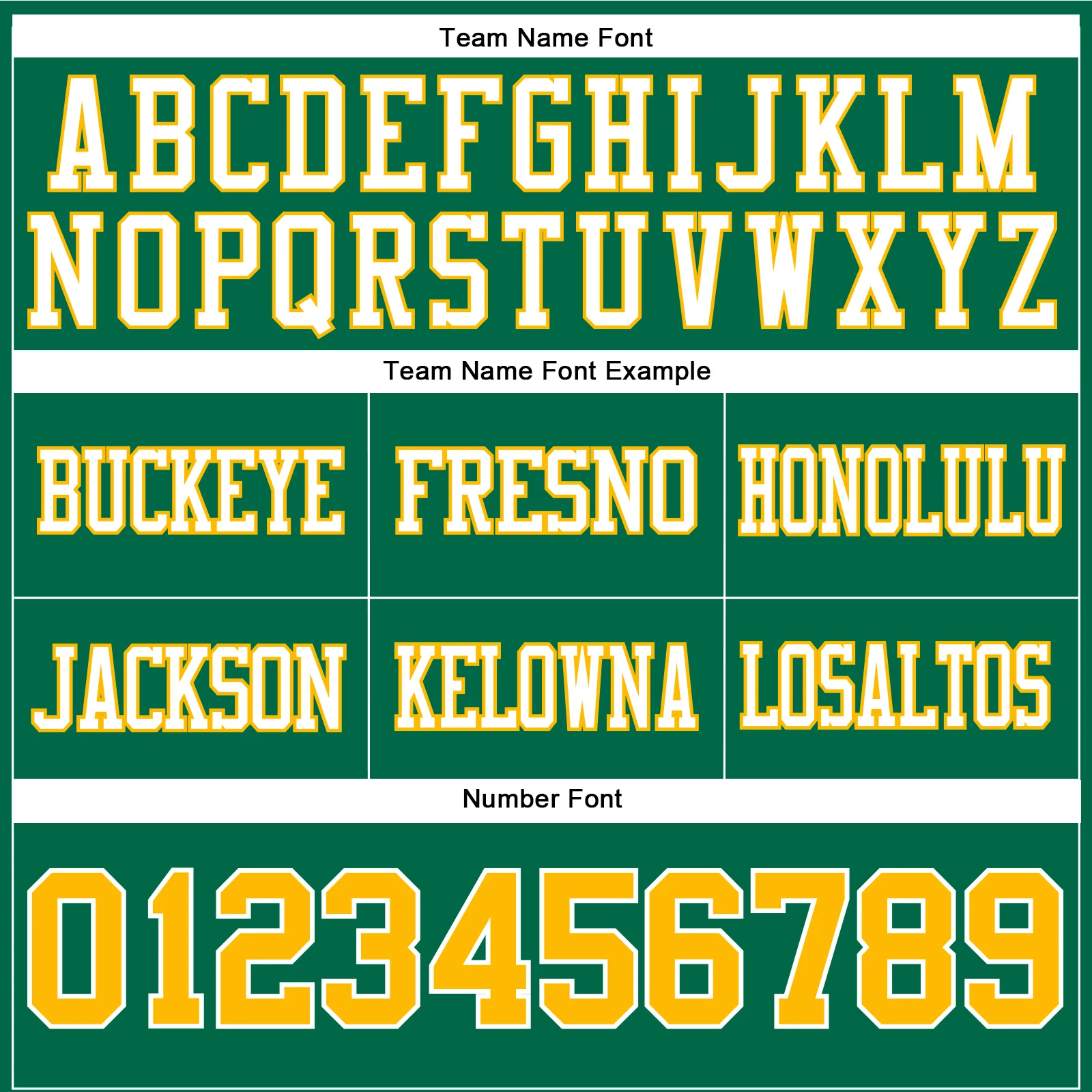 Custom Kelly Green Gold-White Authentic Football Jersey - Image 4