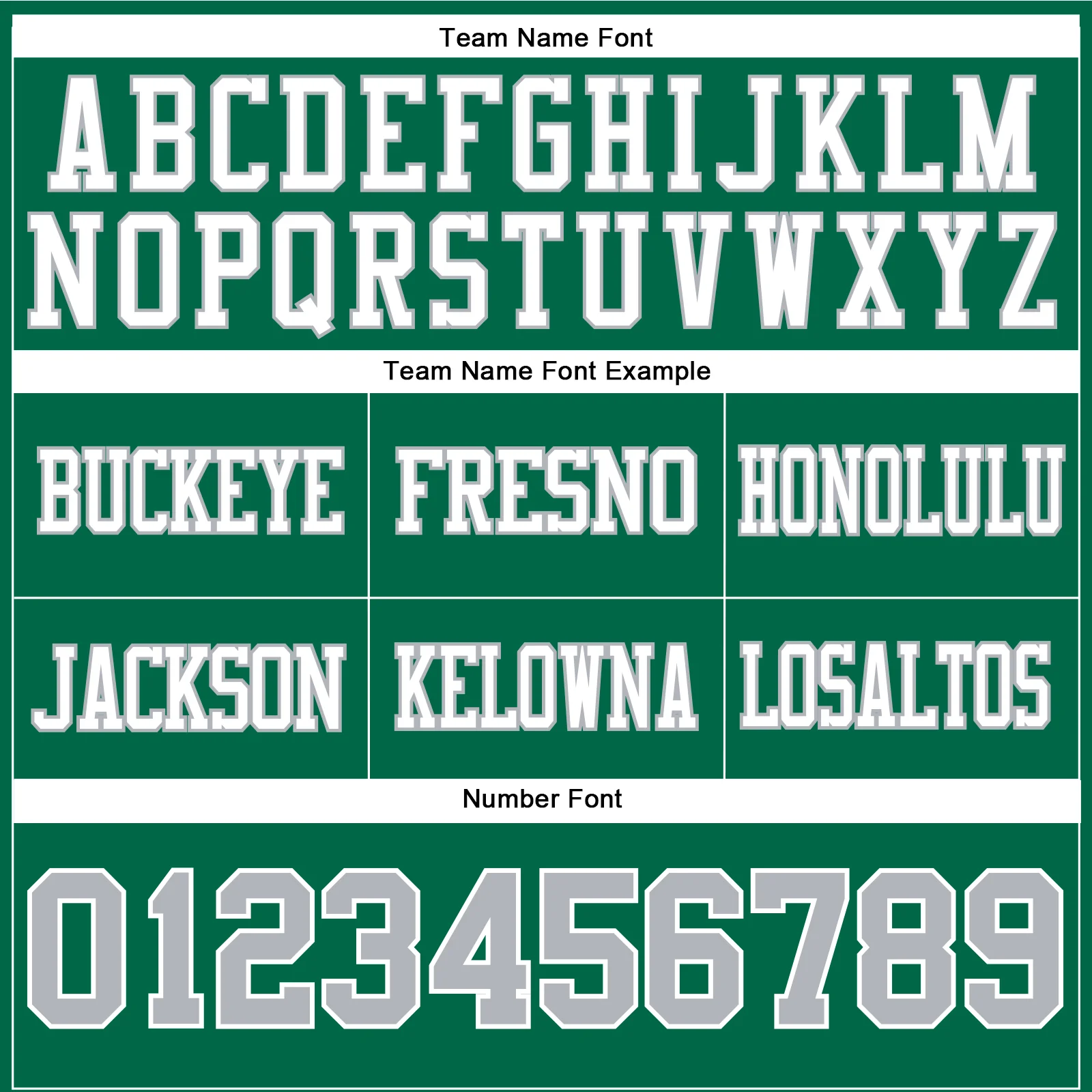 Custom Kelly Green Gray-White Authentic Football Jersey - Image 4