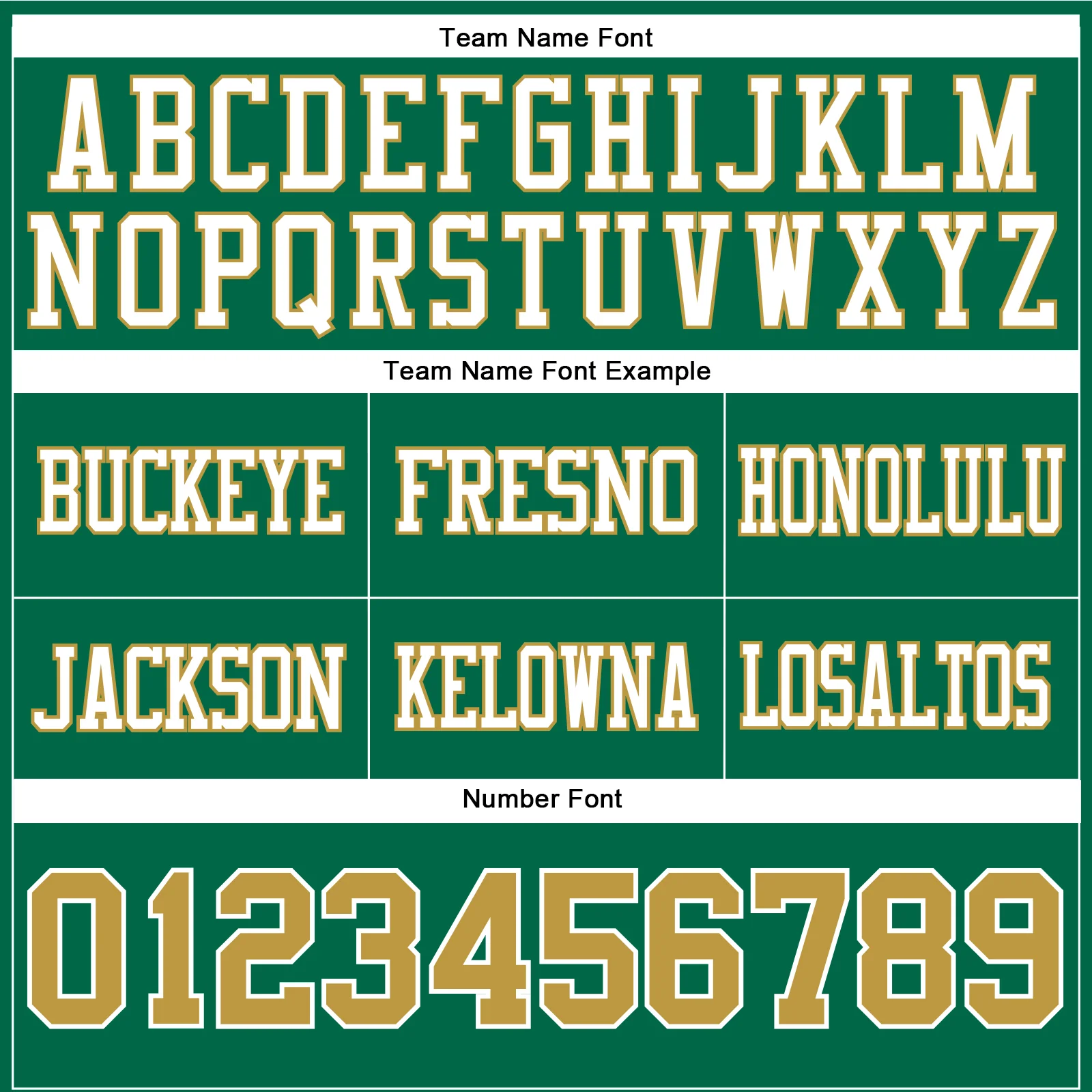 Custom Kelly Green Old Gold-White Authentic Football Jersey - Image 4