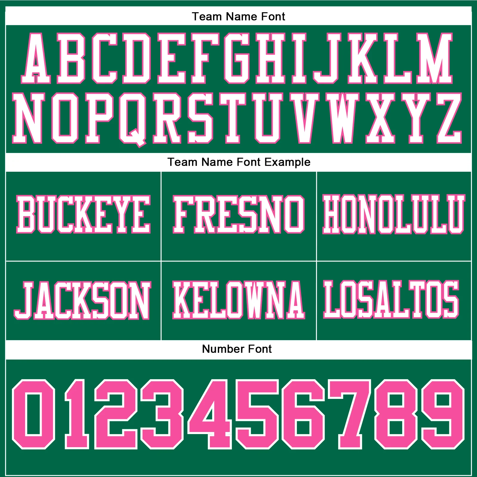 Custom Kelly Green Pink-White Authentic Football Jersey - Image 4