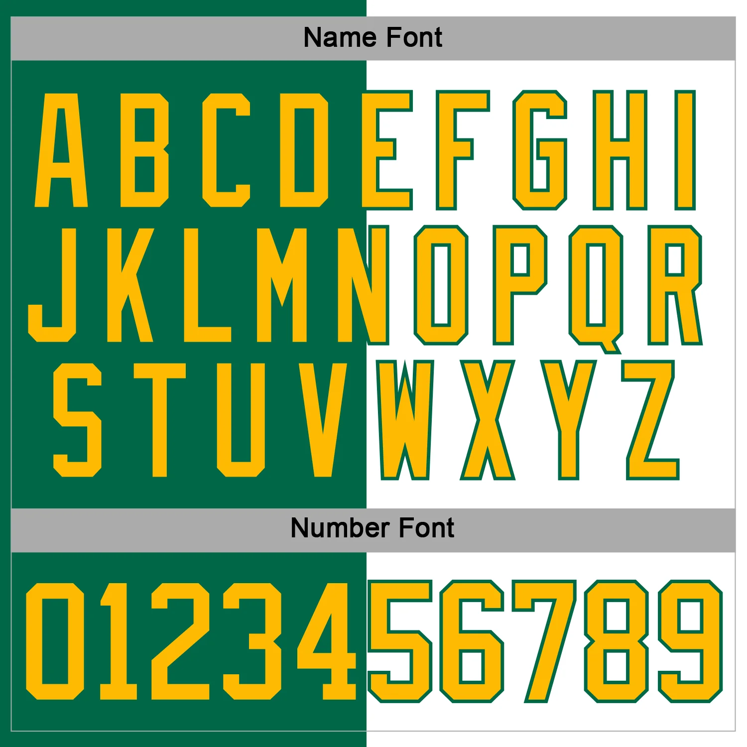 Custom Kelly Green Gold-White Split Fashion Hockey Lace Neck Jersey - Image 5