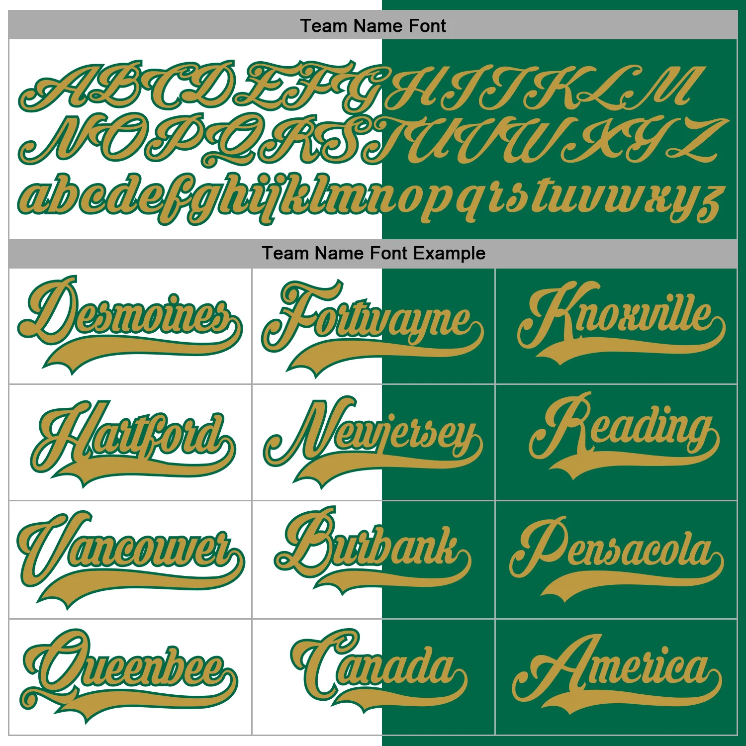 Custom Kelly Green Old Gold-White Split Fashion Hockey Lace Neck Jersey - Image 4