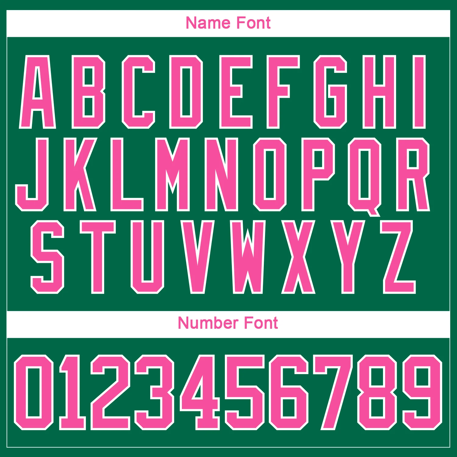 Custom Kelly Green Pink-White 3D Splash Hockey Lace Neck Jersey - Image 5