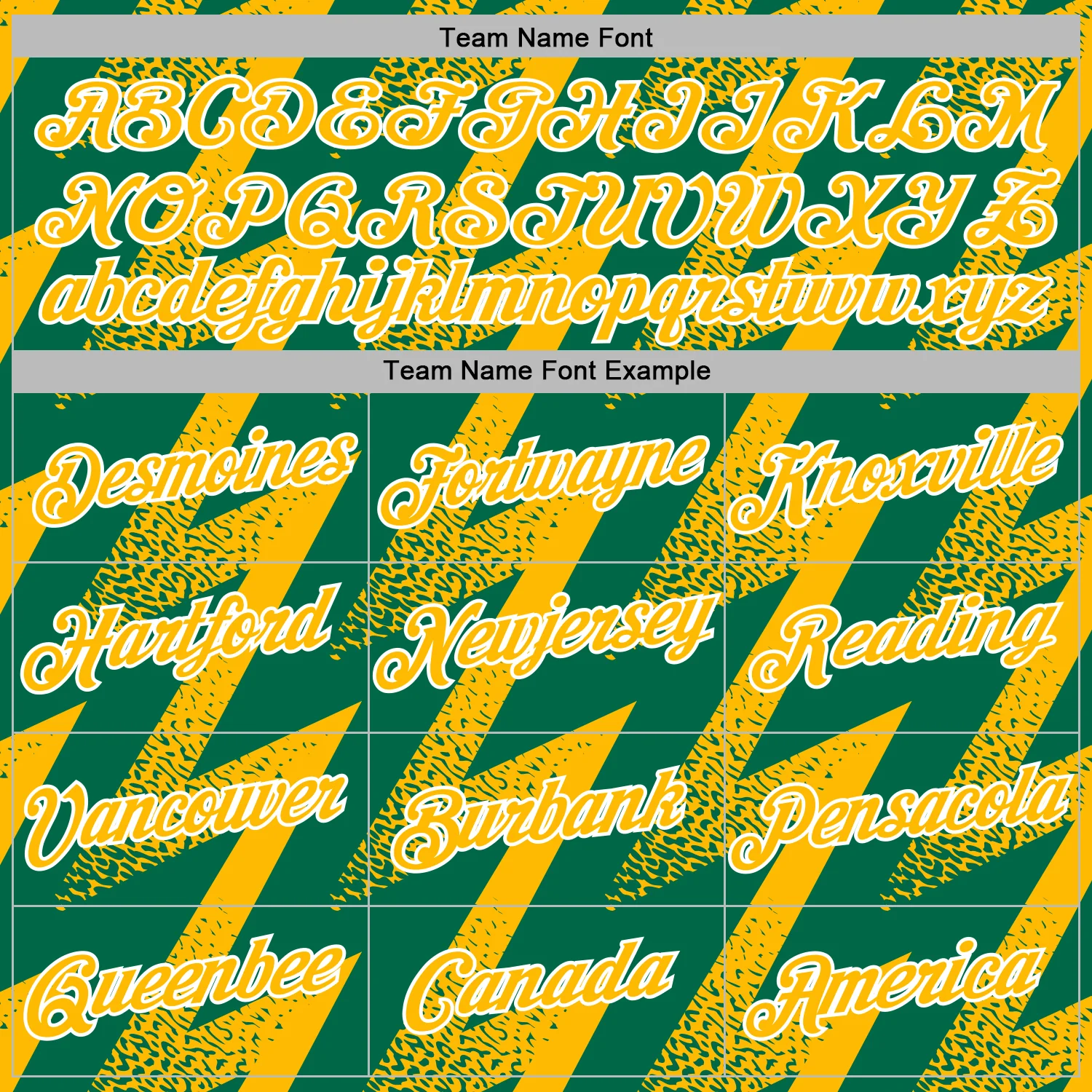 Custom Stitched Kelly Green Gold-White Zigzag Shape Sports Pullover Sweatshirt Hoodie - Image 5