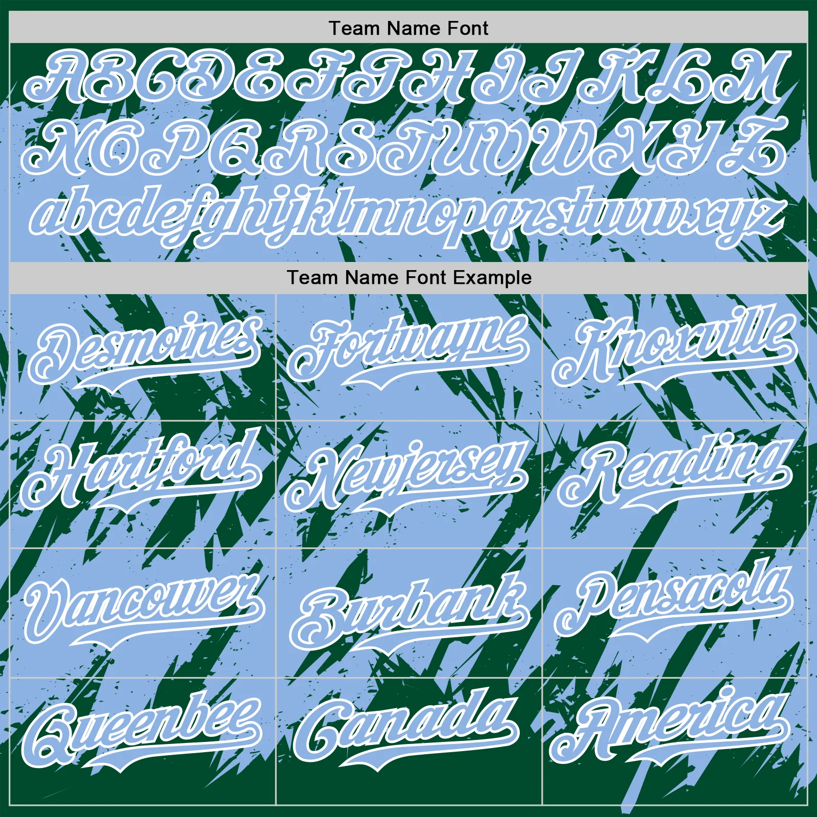Custom Kelly Green Light Blue-White Abstract Sharp Shape Fragment Pattern Bomber Full-Snap Varsity Letterman Hoodie Jacket - Image 5