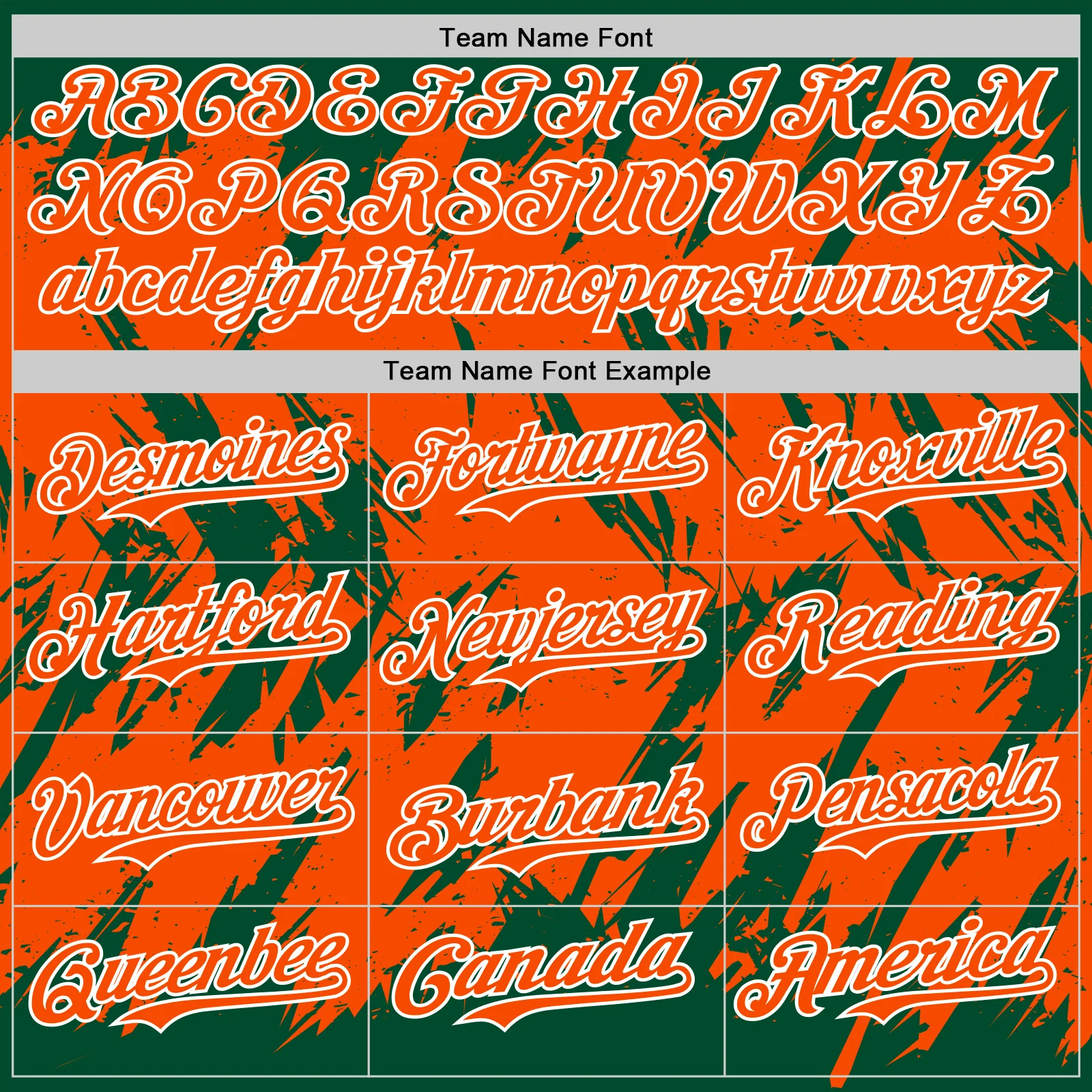 Custom Kelly Green Orange-White Abstract Sharp Shape Fragment Pattern Bomber Full-Snap Varsity Letterman Hoodie Jacket - Image 5