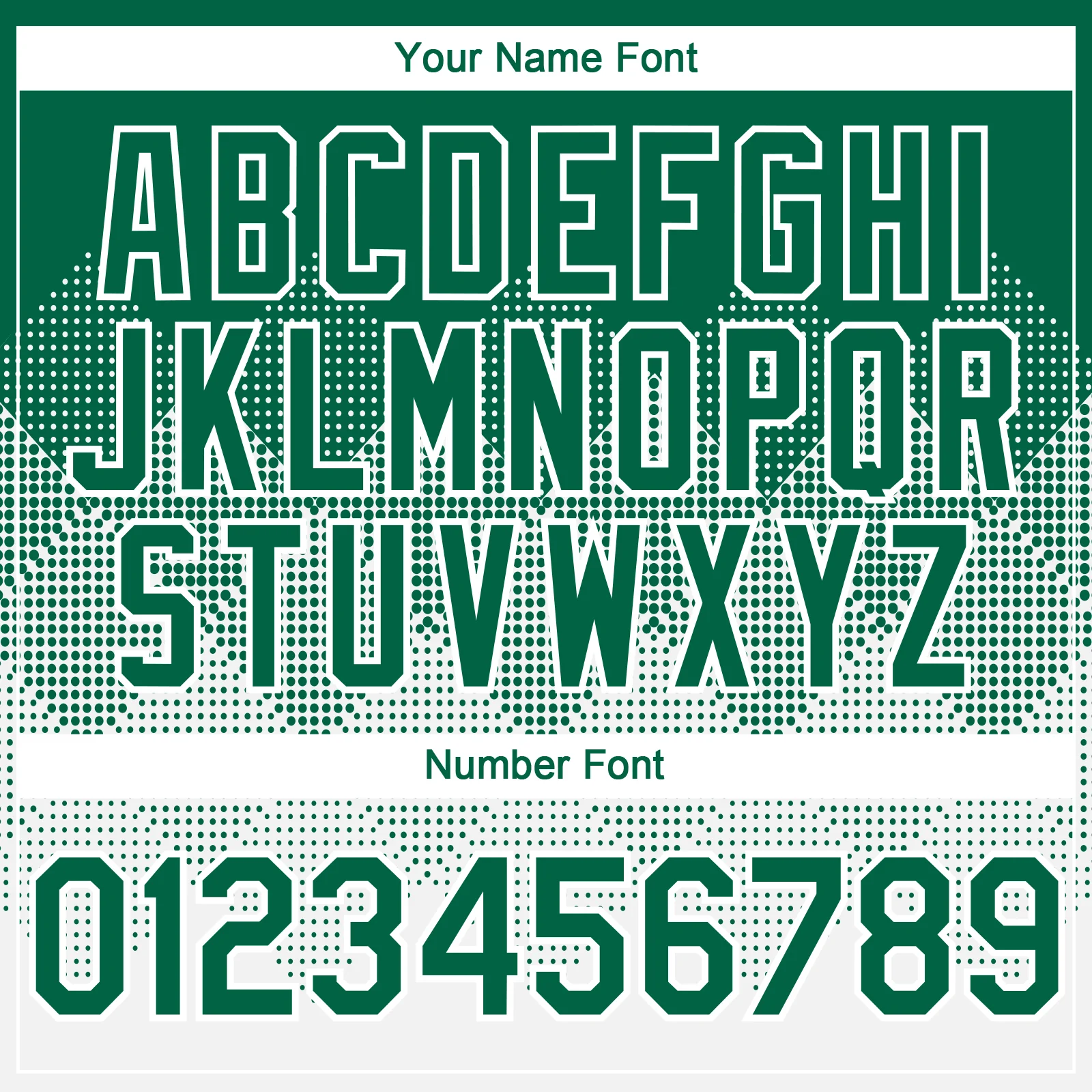 Custom Kelly Green White 3D Gradient Square Shape Authentic Baseball Jersey - Image 5