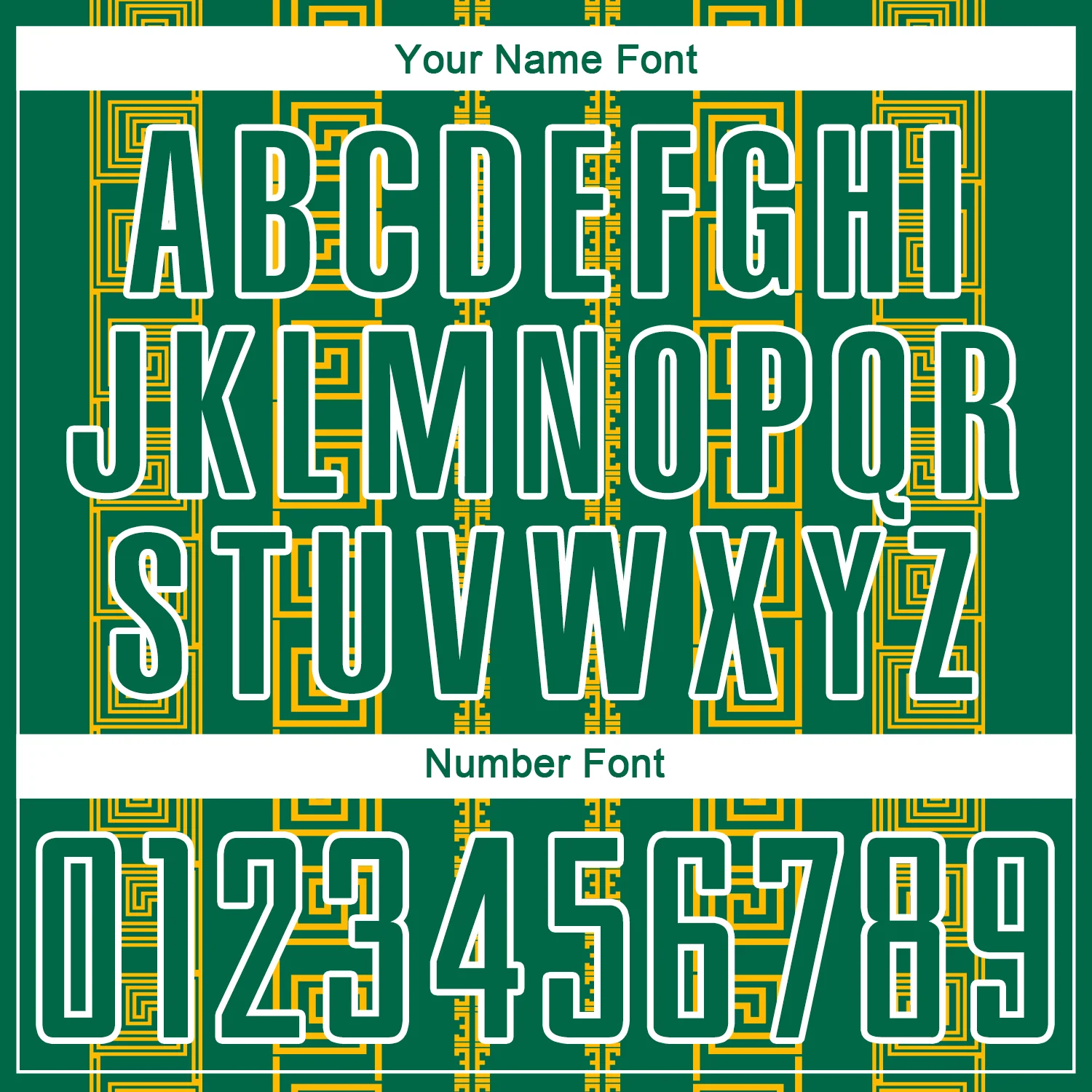 Custom Kelly Green Gold-White Geometric Shape Sublimation Soccer Uniform Jersey - Image 6