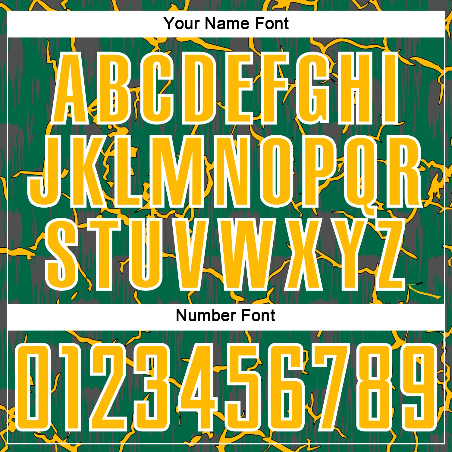 Custom Kelly Green Gold-White Lightning Sublimation Soccer Uniform Jersey - Image 6