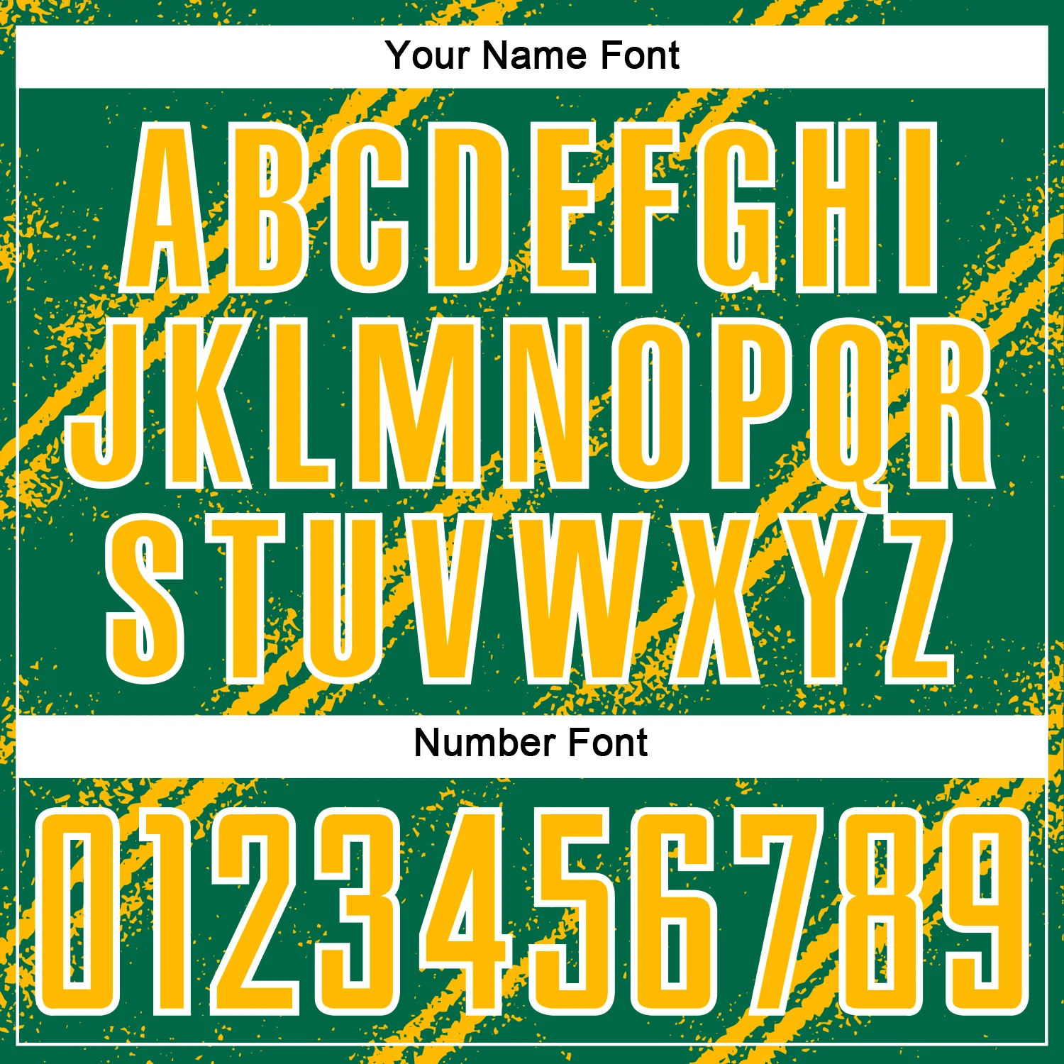 Custom Kelly Green Gold-White Abstract Fragment Art Splash Sublimation Soccer Uniform Jersey - Image 6