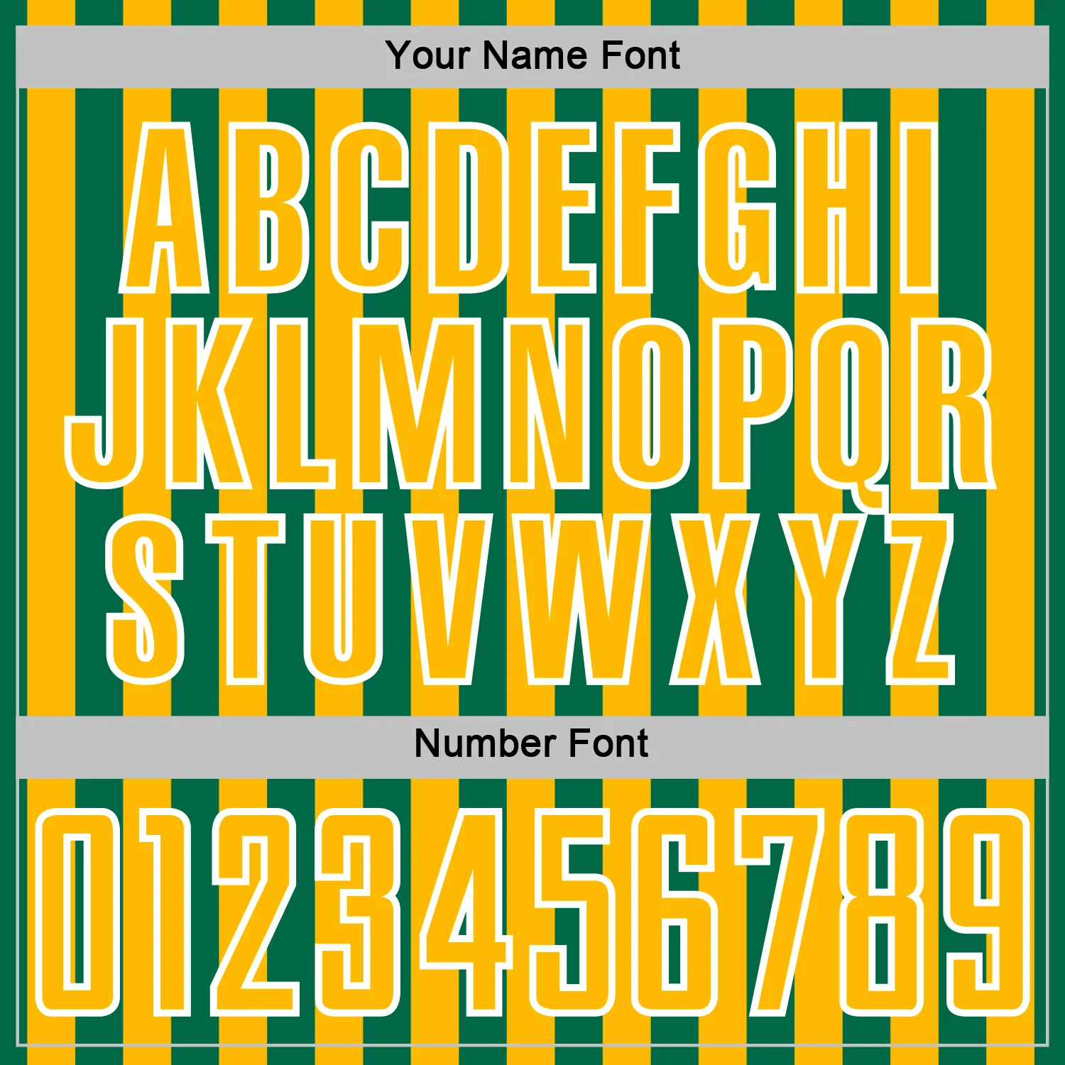 Custom Kelly Green Gold-White Stripe Sports Sublimation Soccer Uniform Jersey - Image 6