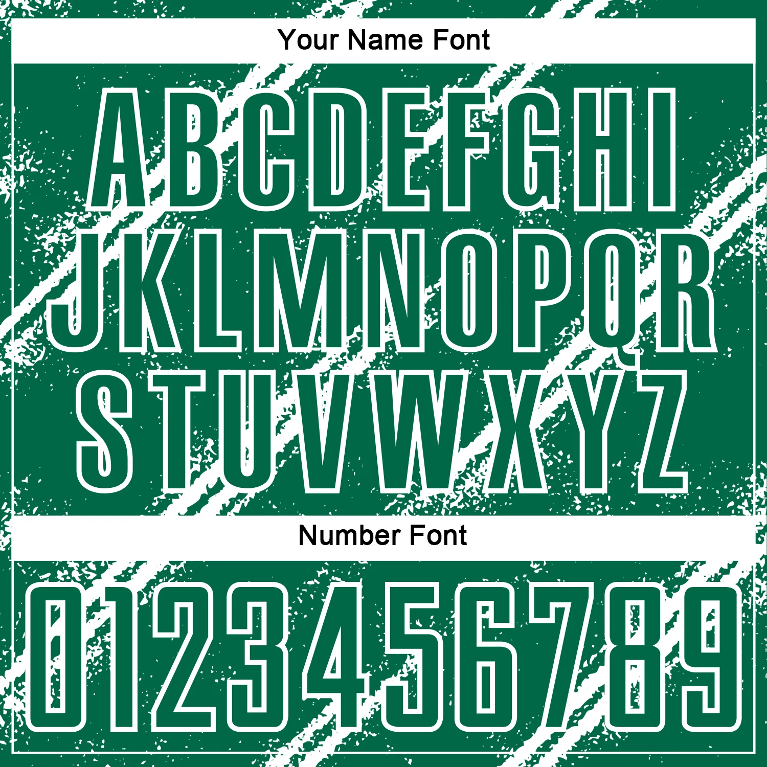 Custom Kelly Green White Abstract Fragment Art Splash Sublimation Soccer Uniform Jersey - Image 6