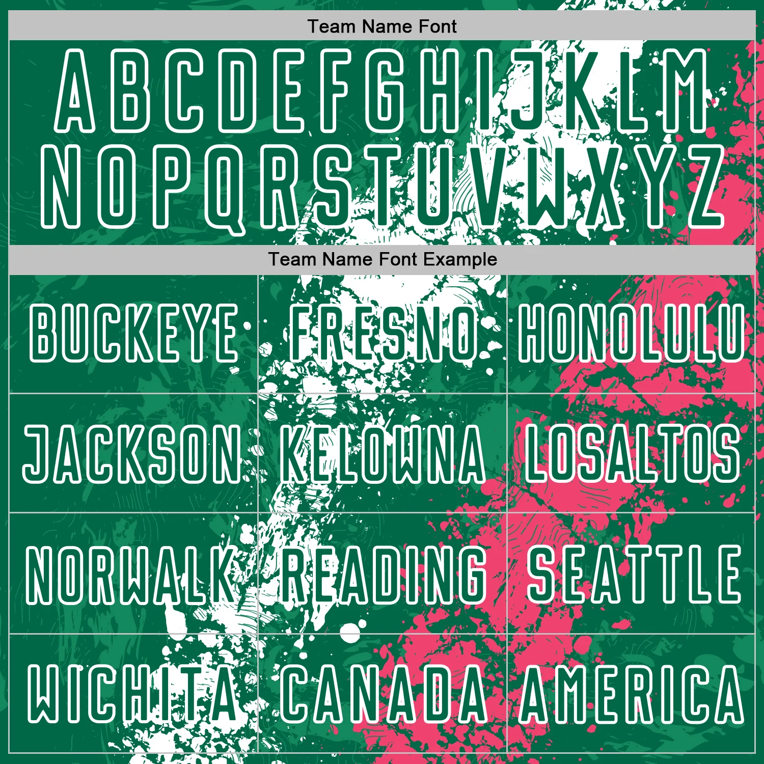 Custom Kelly Green White-Neon Pink Dripping Splatter Cracked Texture Sublimation Soccer Uniform Jersey - Image 5