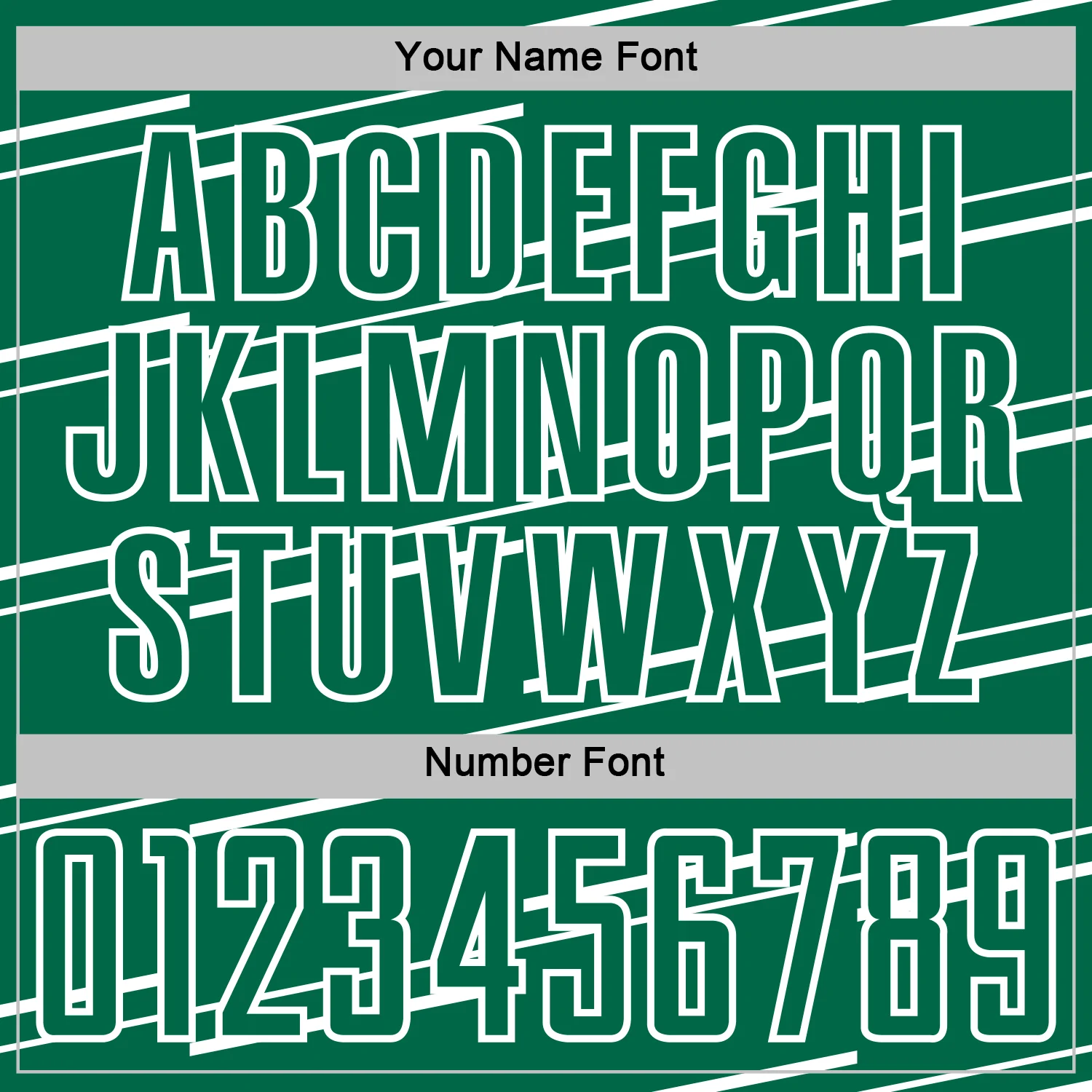Custom Kelly Green White Diagonal Pinstripes Lines Sports Sublimation Soccer Uniform Jersey - Image 6