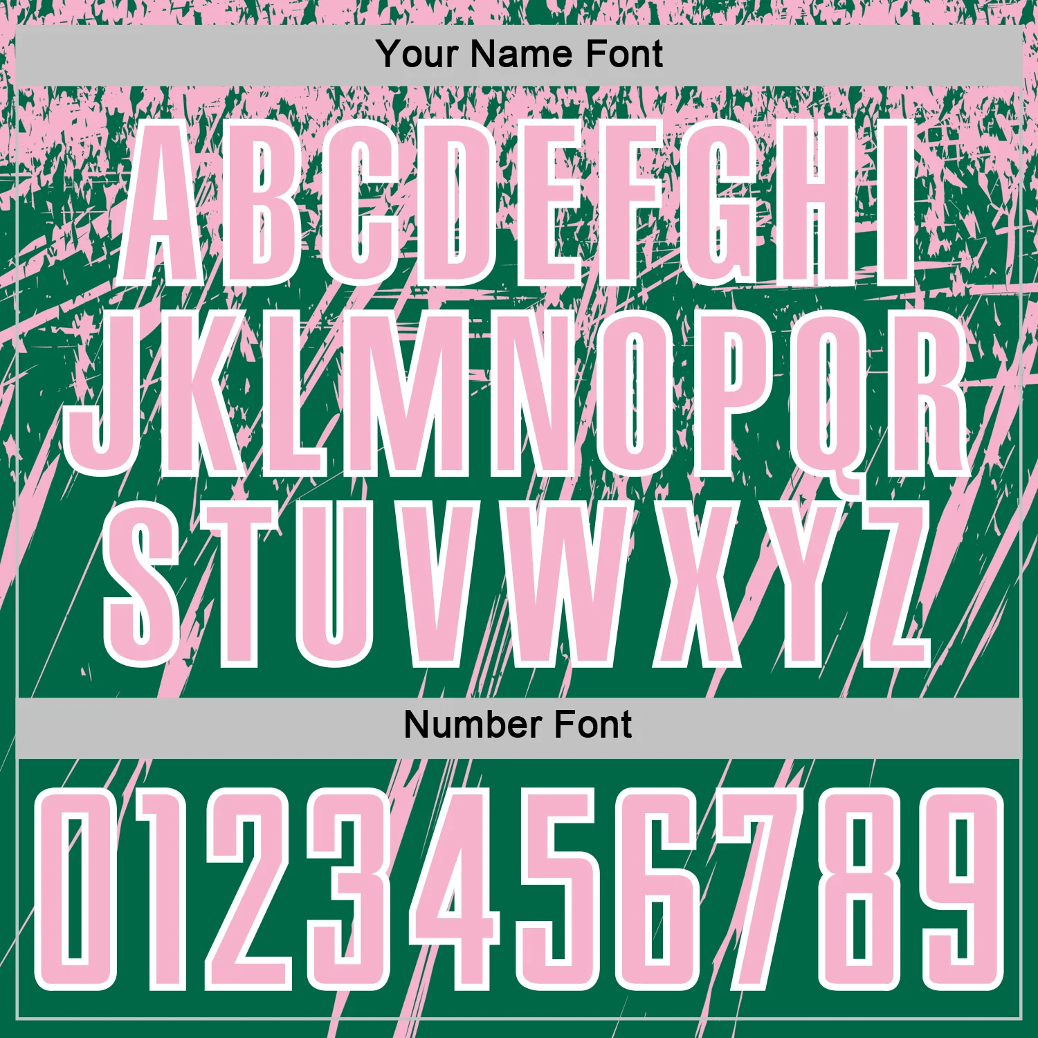 Custom Kelly Green Light Pink-White Splash Sports Sublimation Soccer Uniform Jersey - Image 6