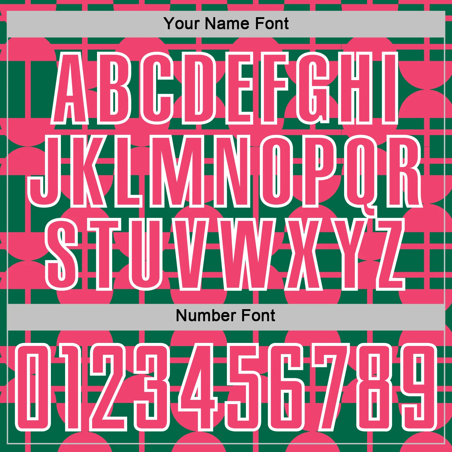 Custom Kelly Green Neon Pink-White Geometric Shapes Sports Sublimation Soccer Uniform Jersey - Image 6