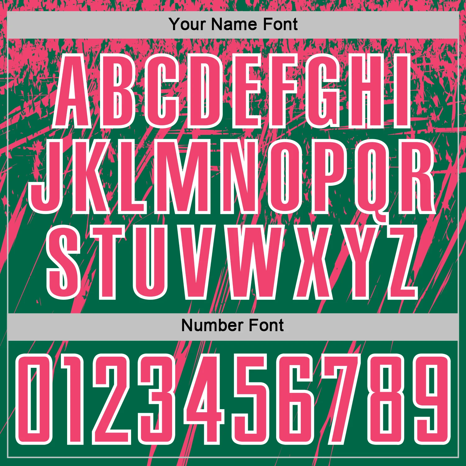 Custom Kelly Green Neon Pink-White Splash Sports Sublimation Soccer Uniform Jersey - Image 6