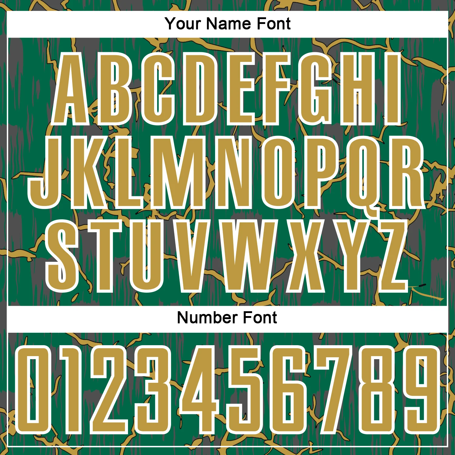 Custom Kelly Green Old Gold-White Lightning Sublimation Soccer Uniform Jersey - Image 6