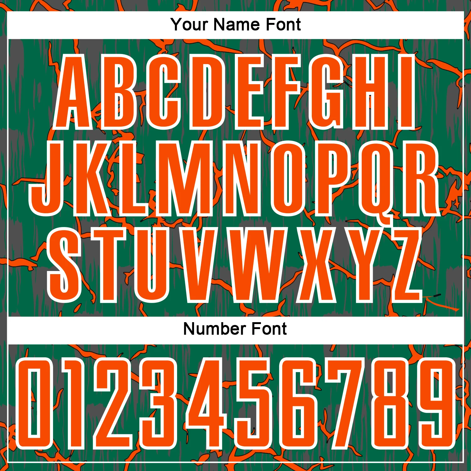 Custom Kelly Green Orange-White Lightning Sublimation Soccer Uniform Jersey - Image 6