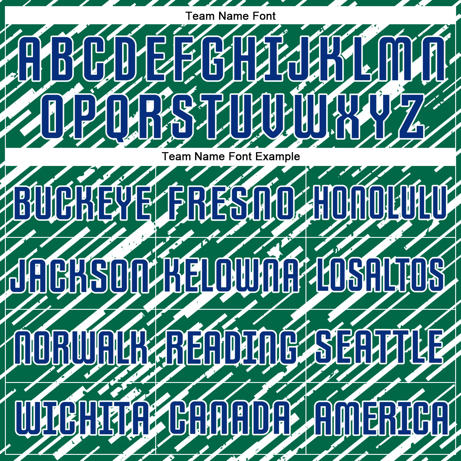 Custom Kelly Green Royal-White Line Sports Sublimation Soccer Uniform Jersey - Image 5
