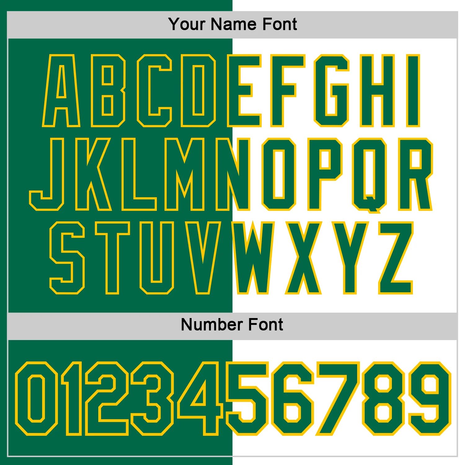 Custom Kelly Green White-Yellow Split Fashion Performance T-Shirt - Image 4