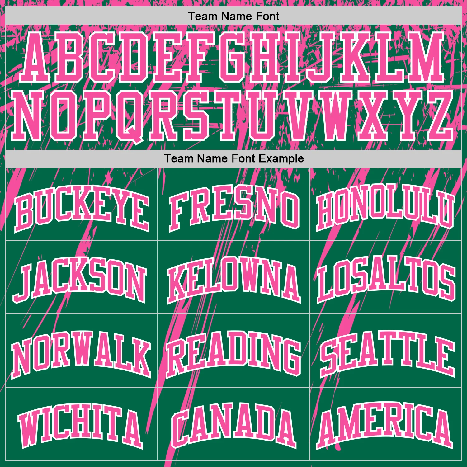 Custom Kelly Green Pink-White Splash Round Neck Sublimation Basketball Suit Jersey - Image 4