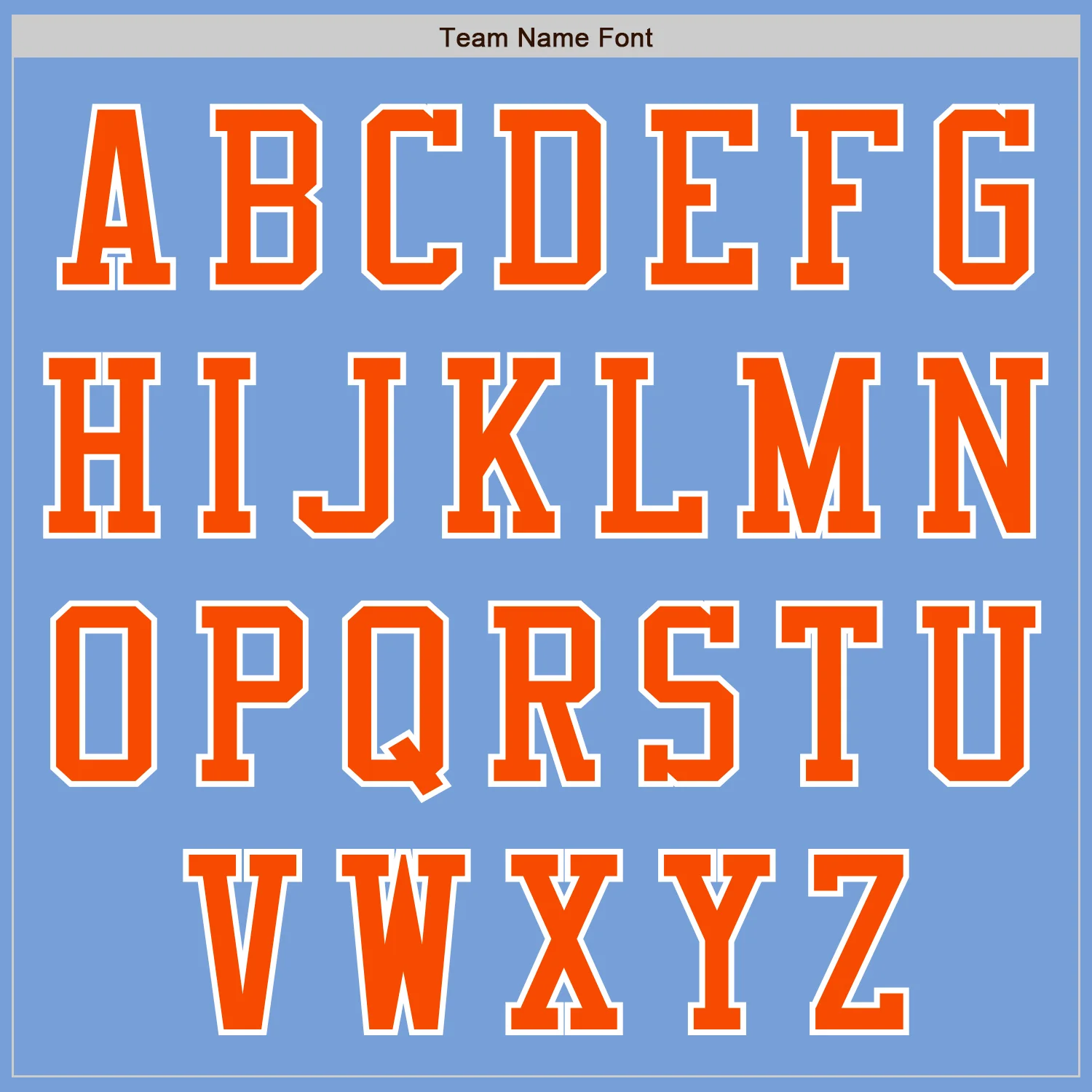 Custom Light Blue Orange-White Bomber Varsity Letterman Zipper Jacket - Image 5
