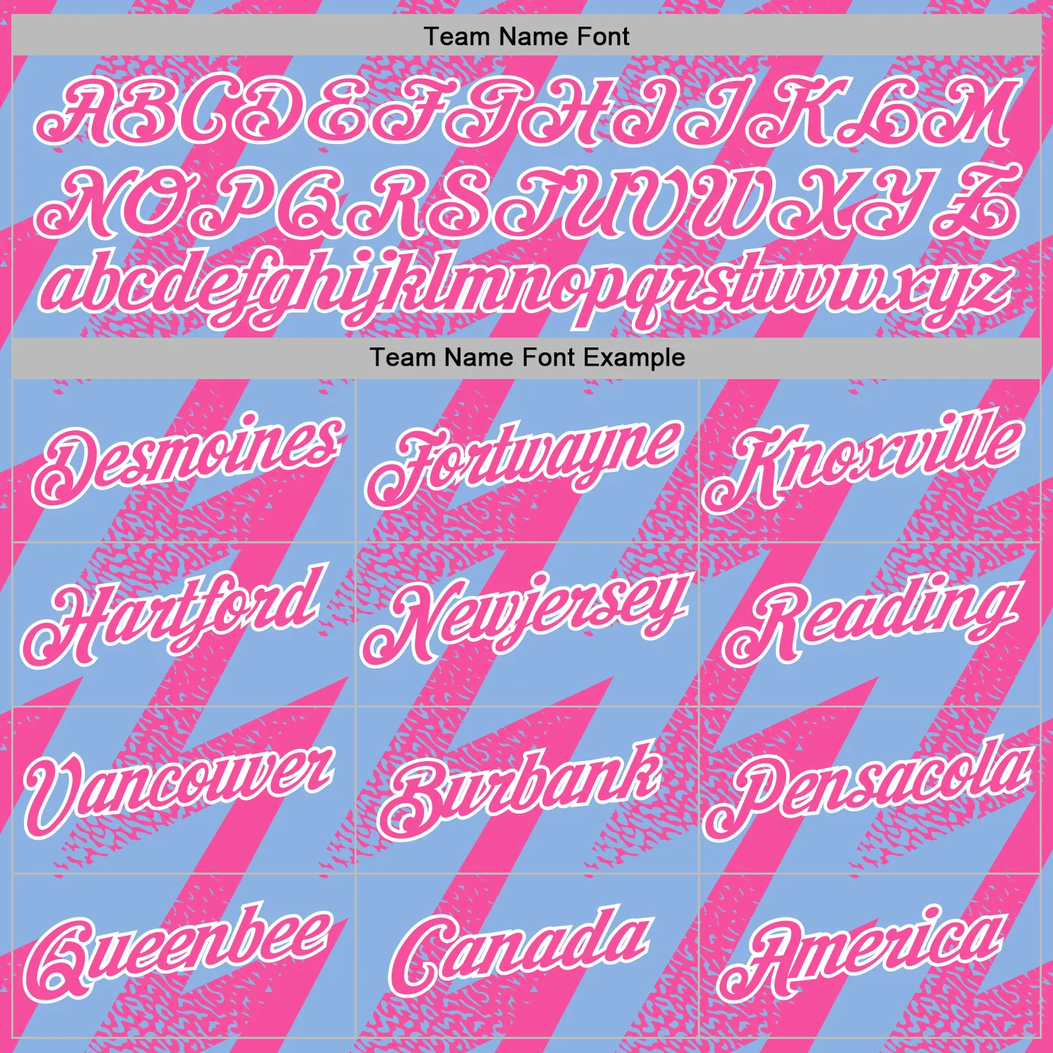 Custom Stitched Light Blue Pink-White Zigzag Shape Sports Pullover Sweatshirt Hoodie - Image 5