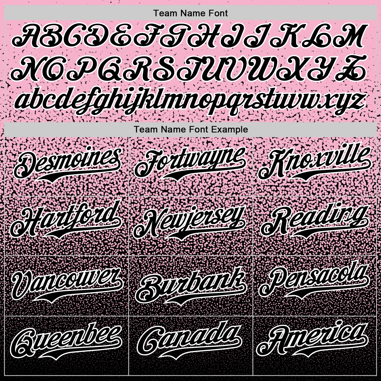 Custom Light Pink Black-White Fade Fashion Speckle Authentic Baseball Jersey - Image 4