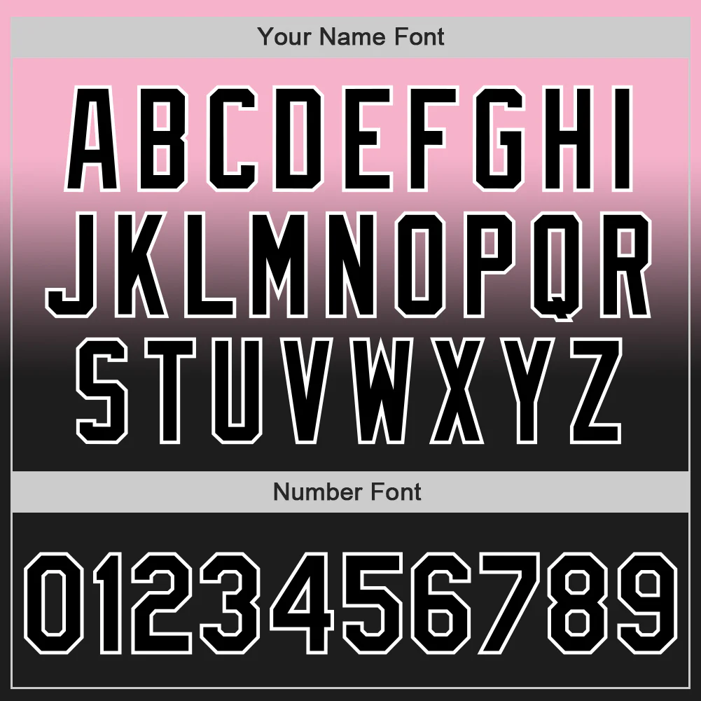 Custom Light Pink Black-White Authentic Fade Fashion Baseball Jersey - Image 5