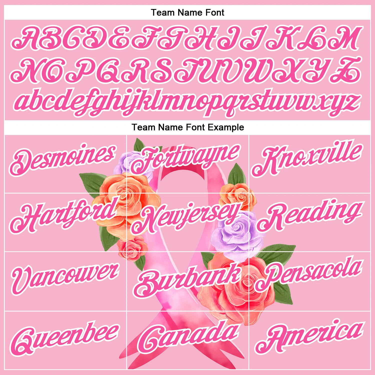 Custom Light Pink Pink-White 3D Pink Ribbon Breast Cancer Awareness Month Women Health Care Support Floral Performance Polo Shirt - Image 4