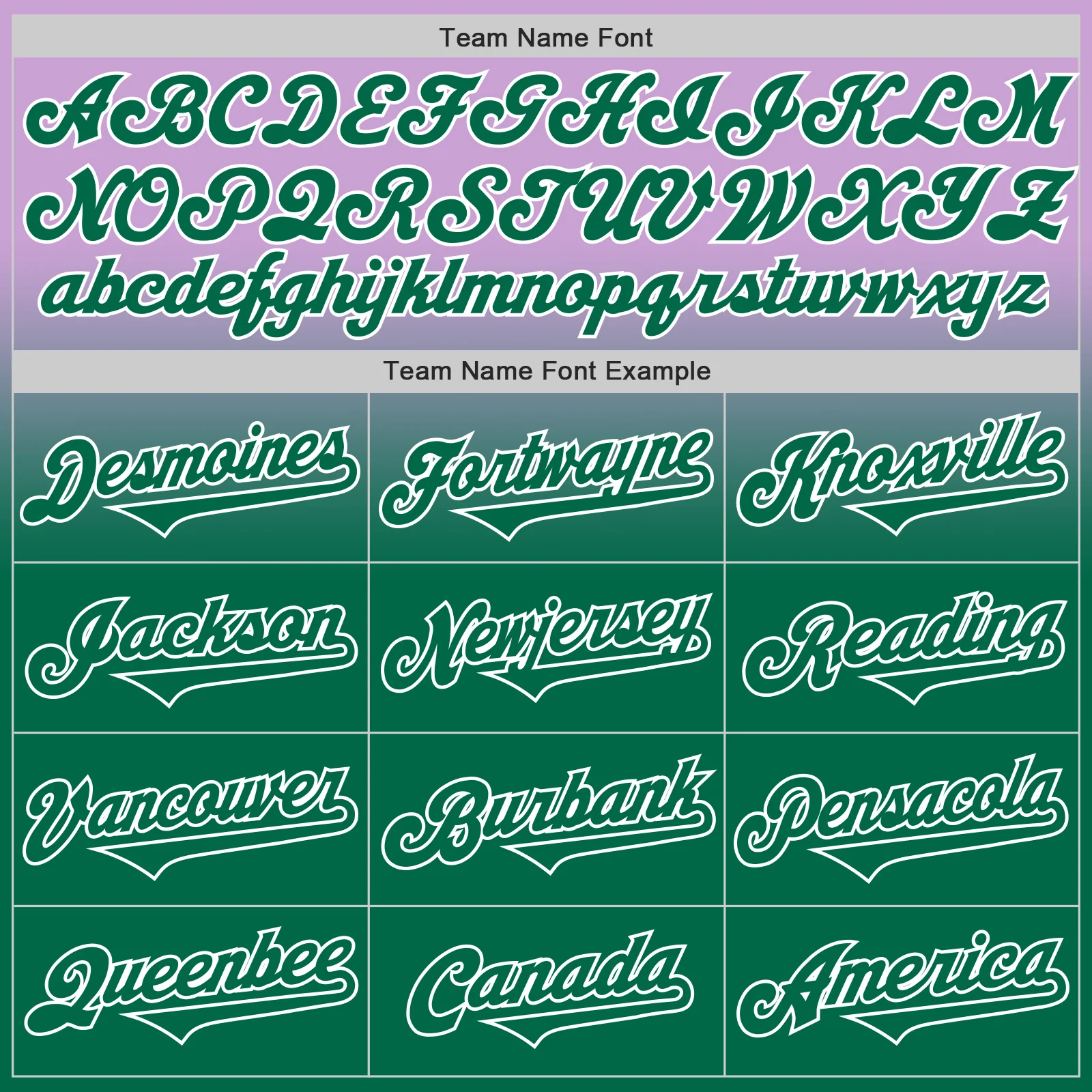 Custom Light Purple Kelly Green-White Authentic Fade Fashion Baseball Jersey - Image 4