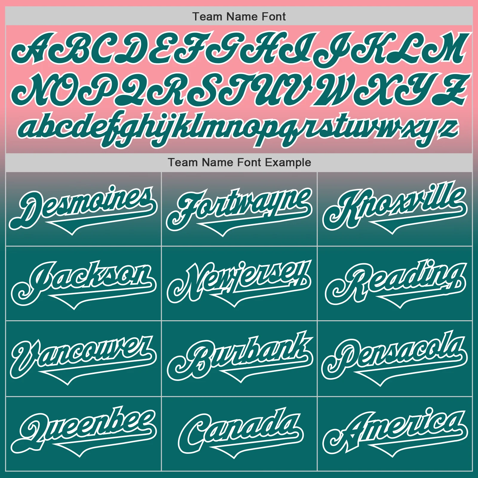 Custom Medium Pink Teal-White Authentic Fade Fashion Baseball Jersey - Image 4