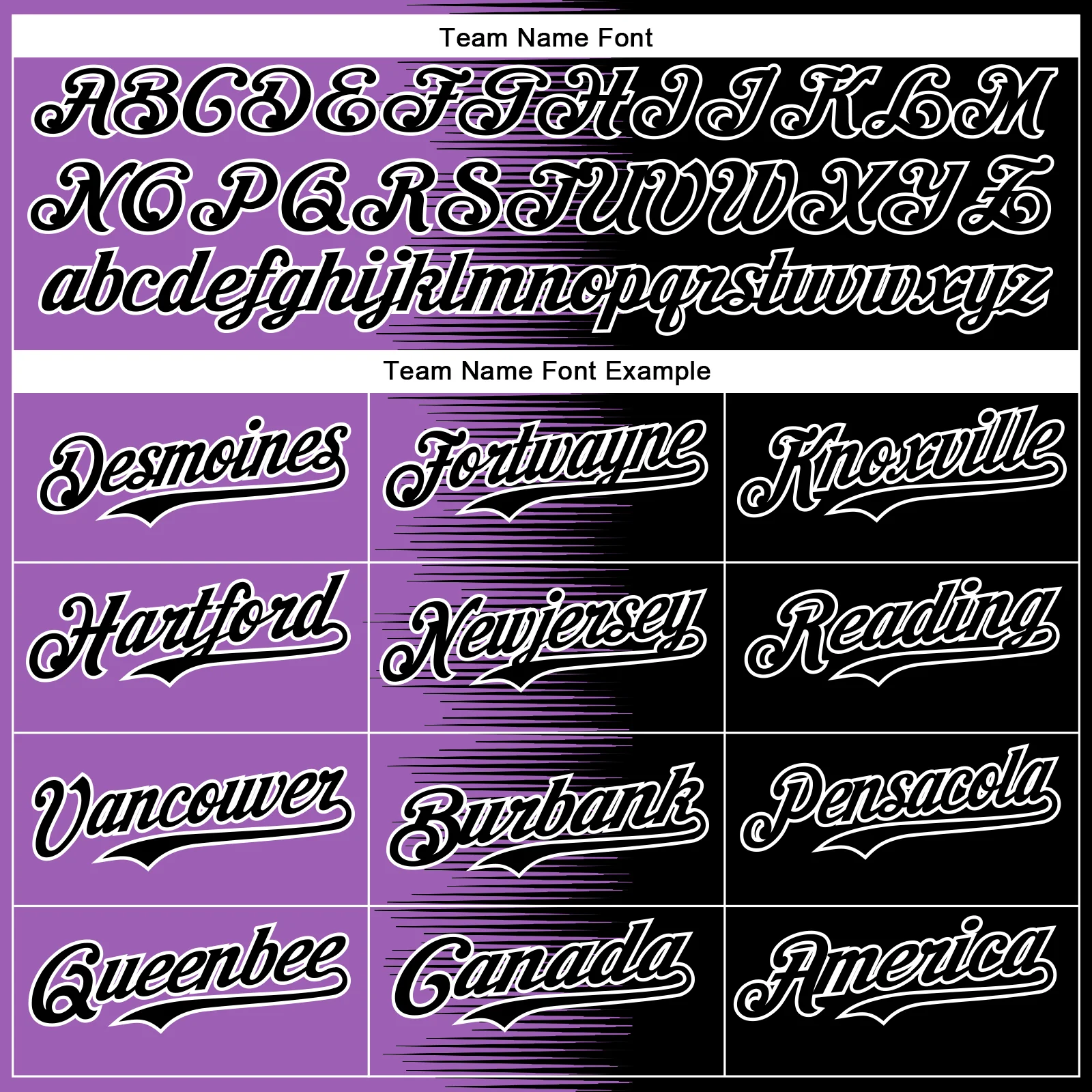 Custom Medium Purple Black-White Gradient Line Bomber Full-Snap Varsity Letterman Hoodie Jacket - Image 5