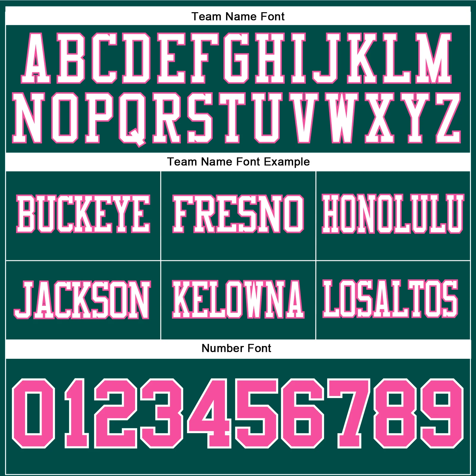 Custom Midnight Green Pink-White Authentic Football Jersey - Image 4