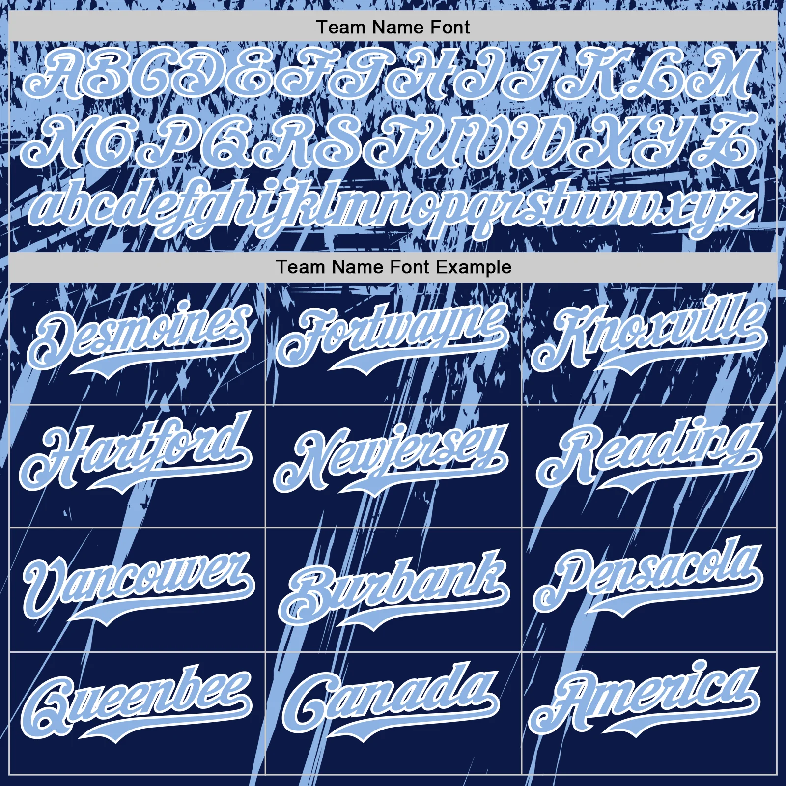 Custom Navy Light Blue-White Distressed Scratch Brush Stroke Authentic Baseball Jersey - Image 4