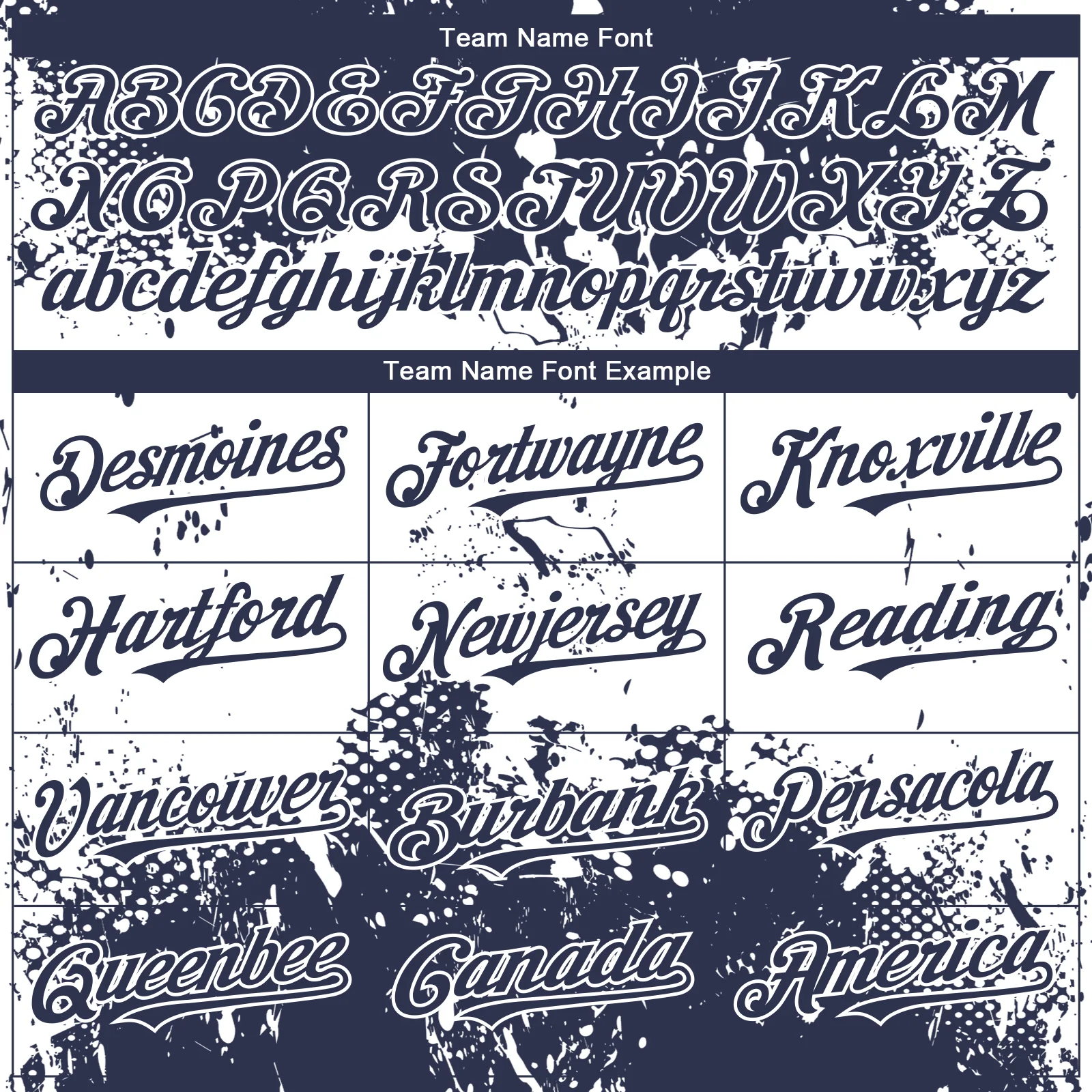 Custom Navy White Abstract Splatter Grunge Paint Authentic Baseball Jersey - Image 4