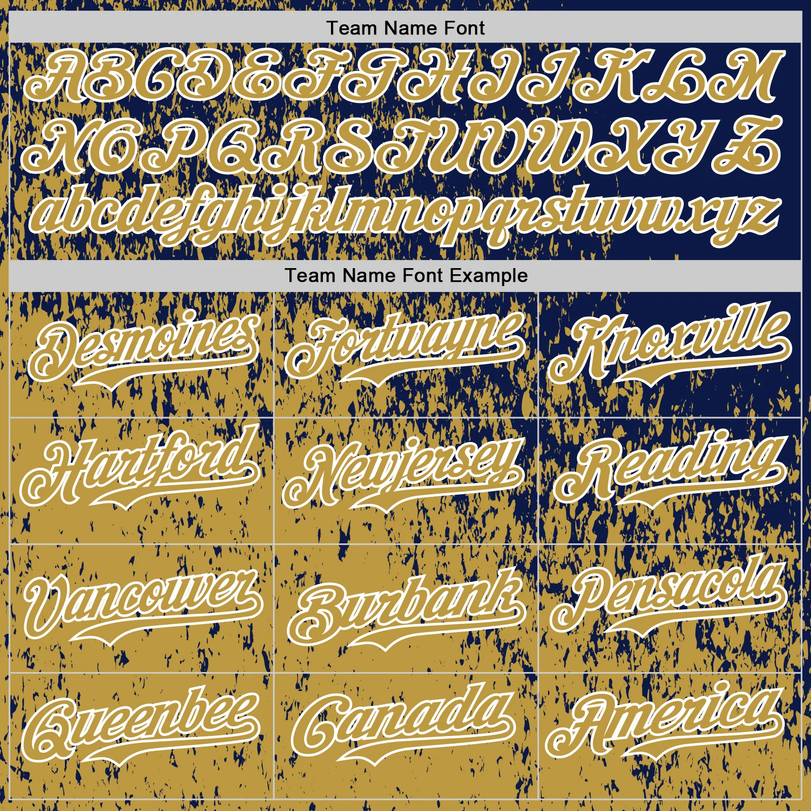 Custom Navy Old Gold-White Abstract Fragment Splatter Authentic Baseball Jersey - Image 4