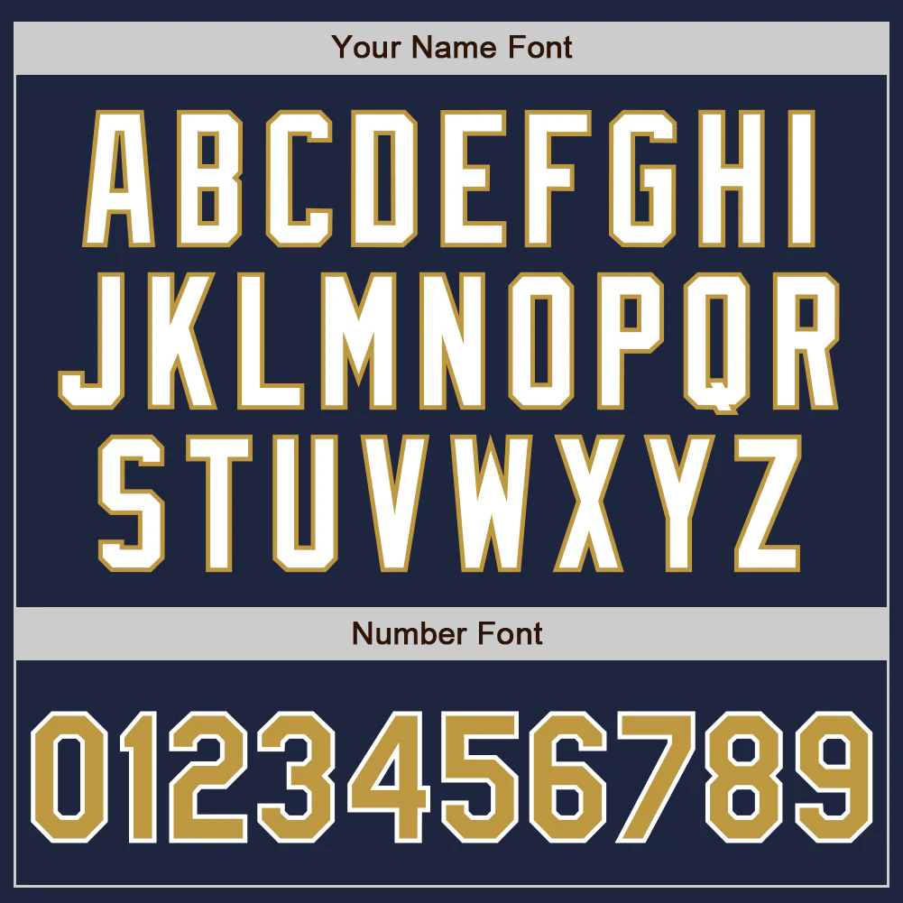 Custom Navy Old Gold-White Authentic Two Tone Baseball Jersey - Image 5