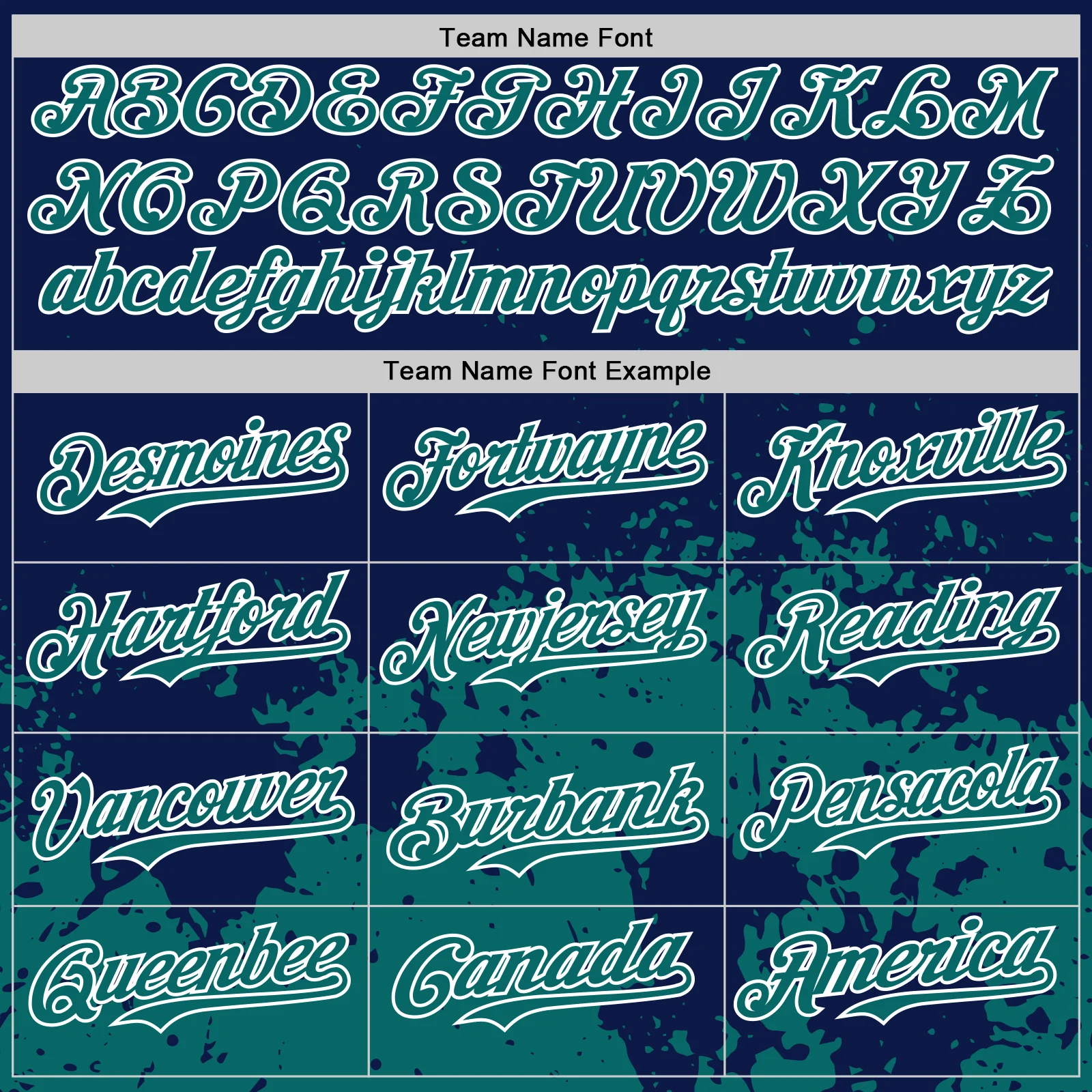 Custom Navy Teal-White Abstract Splatter Grunge Authentic Baseball Jersey - Image 4