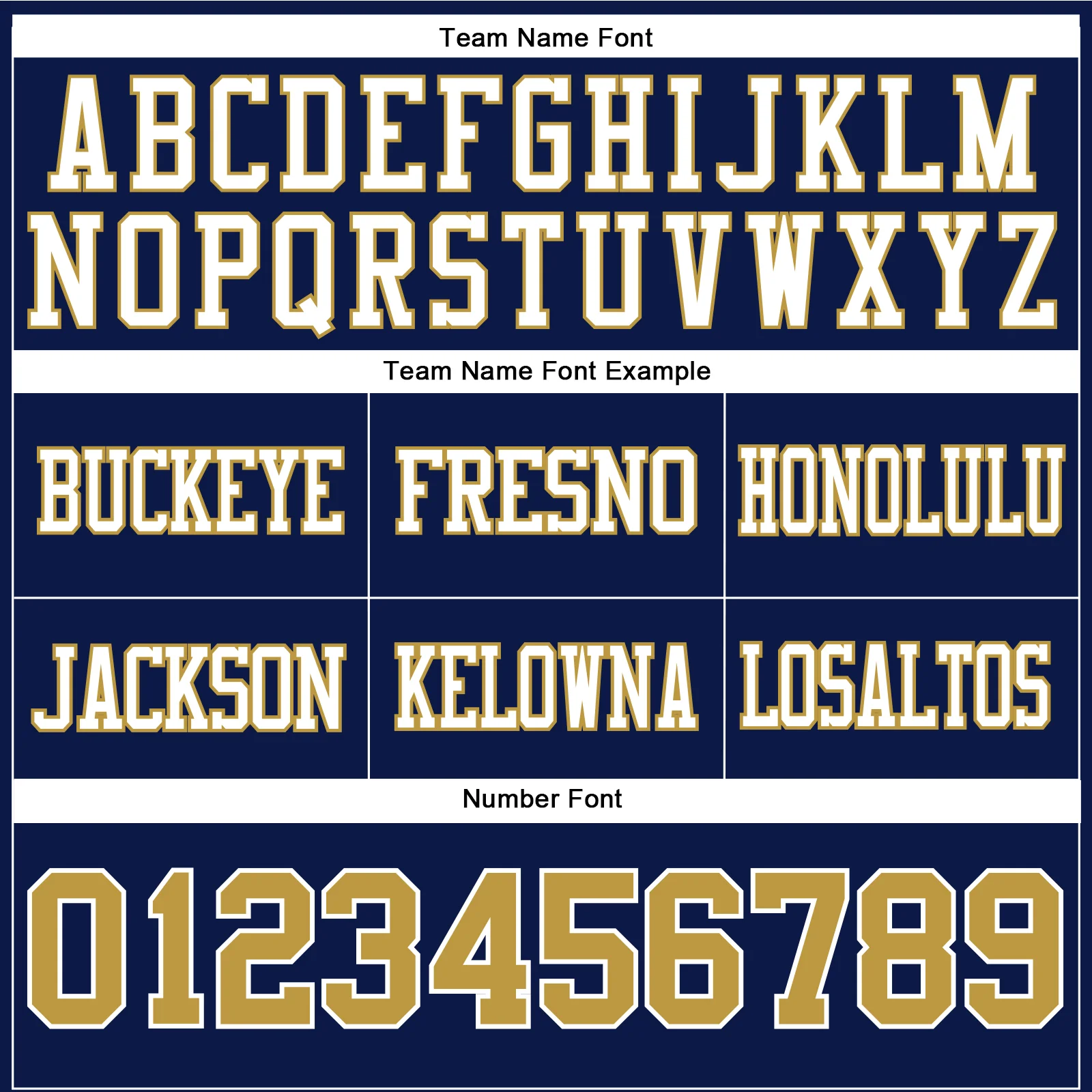 Custom Navy Old Gold-White Authentic Football Jersey - Image 4