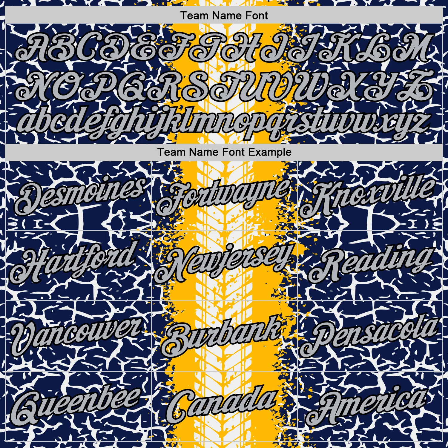 Custom Navy Light Gray Gold-Black 3D Esports Performance T-Shirt - Image 3