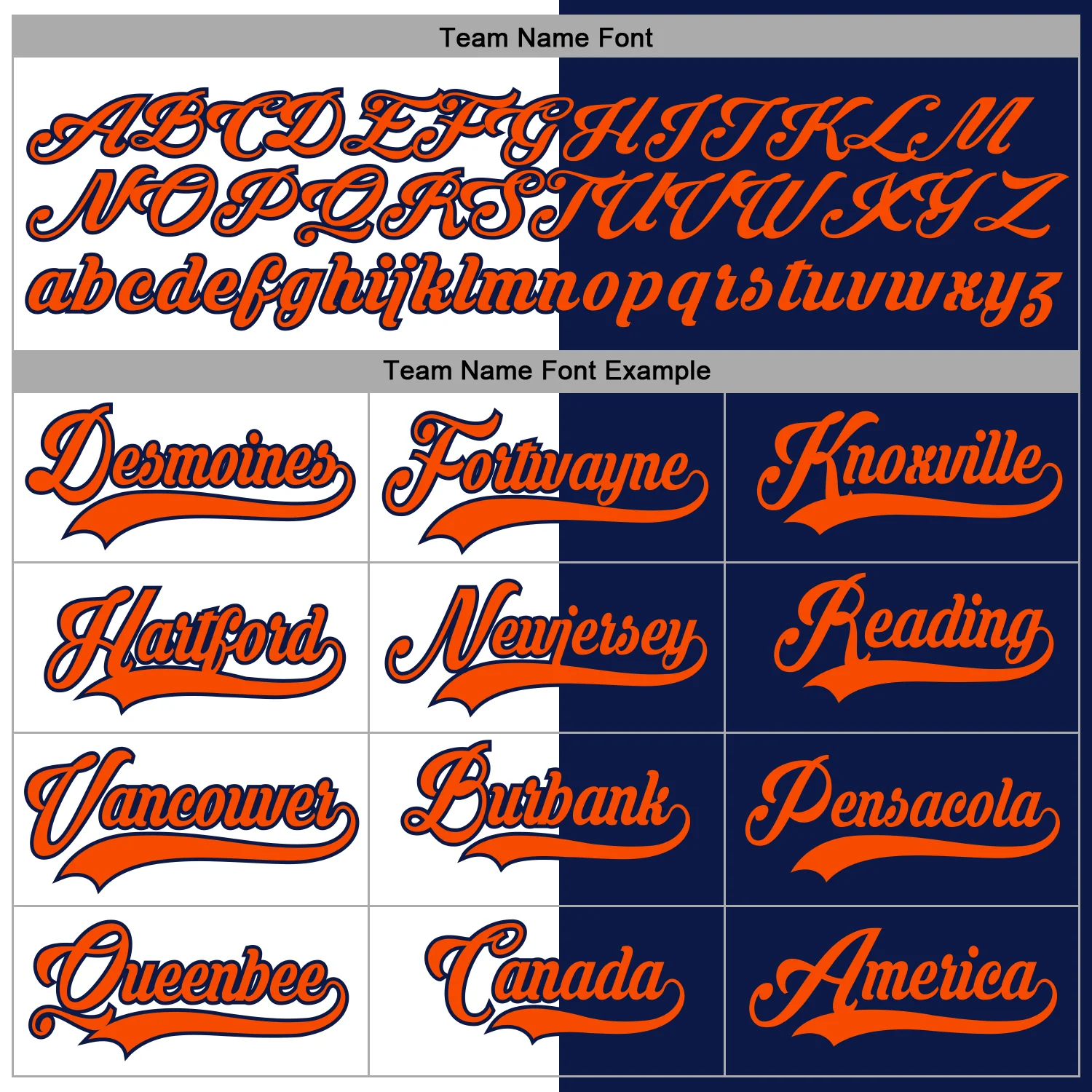 Custom Navy Orange-White Split Fashion Hockey Lace Neck Jersey - Image 4