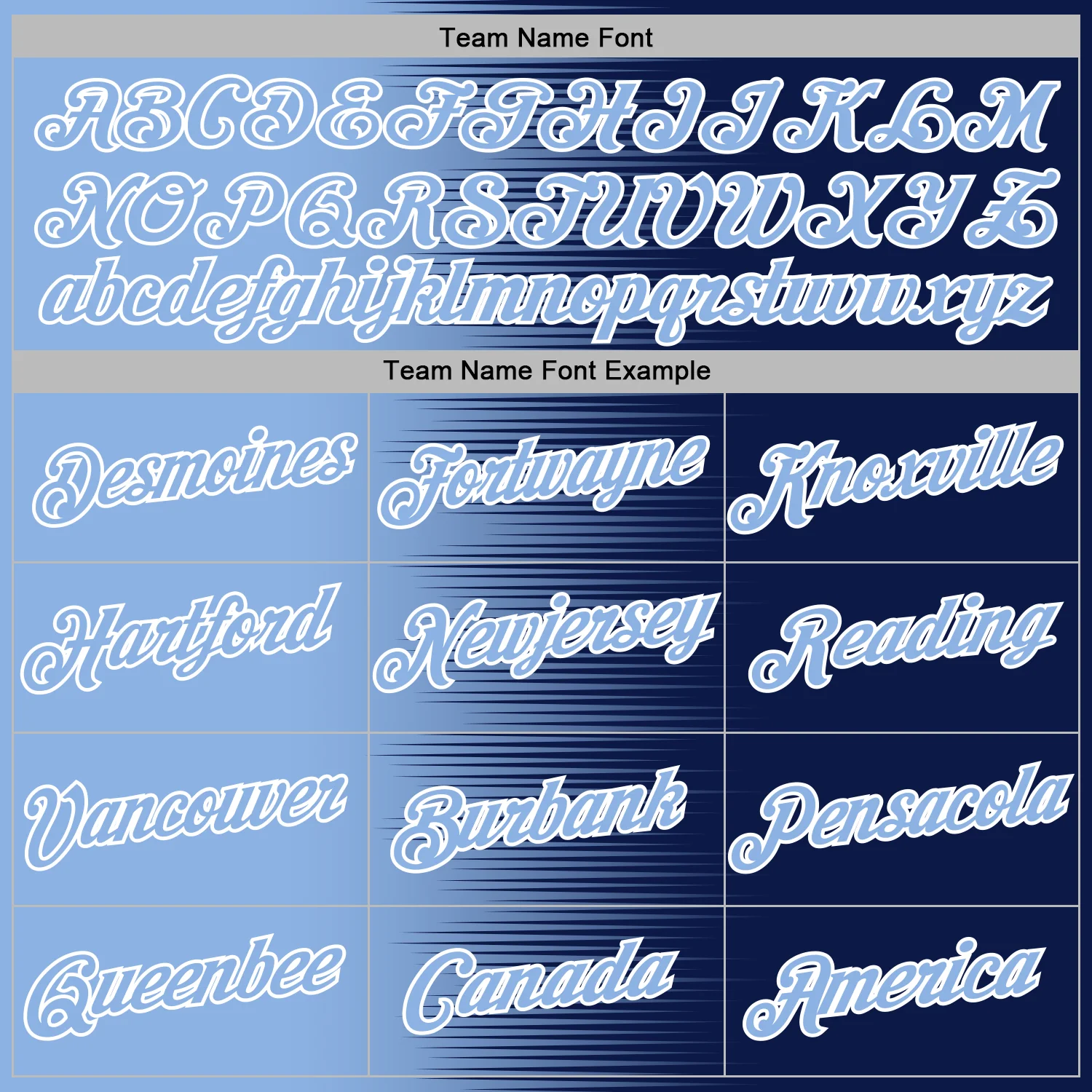 Custom Stitched Navy Light Blue-White Gradient Line Sports Pullover Sweatshirt Hoodie - Image 5