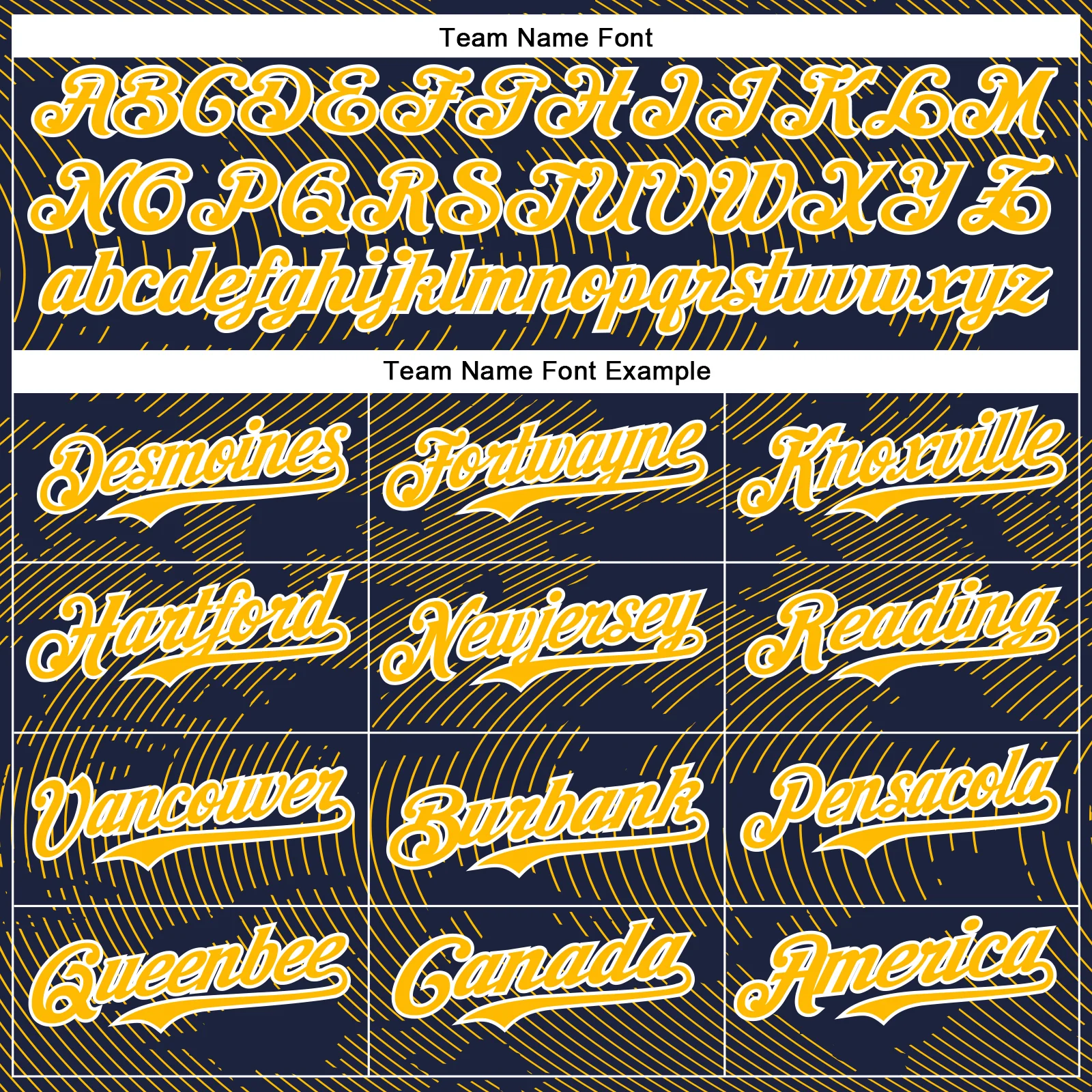 Custom Navy Gold-White Curve Lines Bomber Full-Snap Varsity Letterman Hoodie Jacket - Image 5