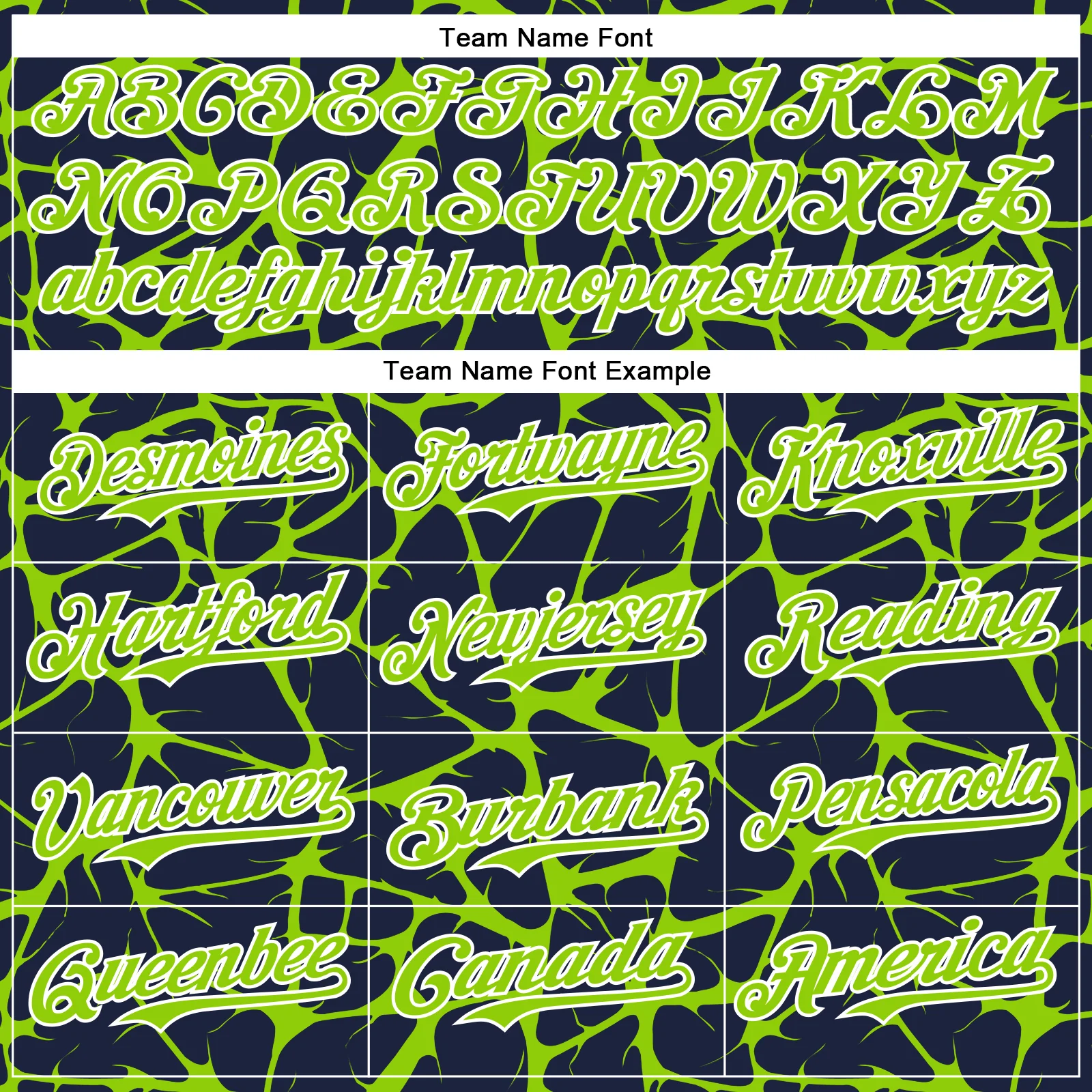 Custom Navy Neon Green-White Abstract Network Bomber Full-Snap Varsity Letterman Hoodie Jacket - Image 5
