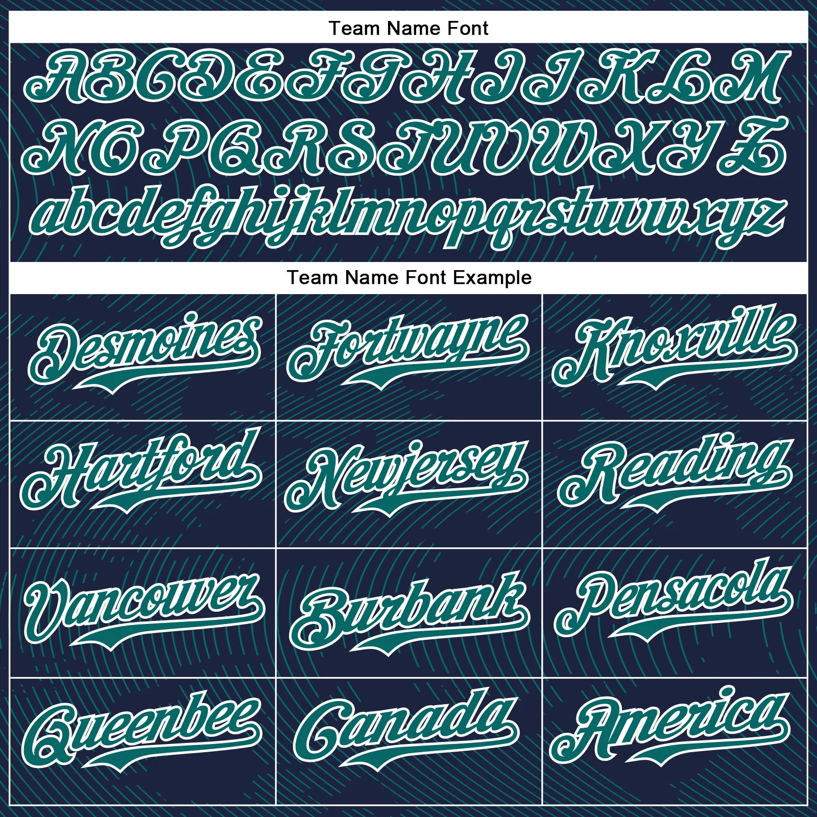 Custom Navy Teal-White Curve Lines Bomber Full-Snap Varsity Letterman Hoodie Jacket - Image 5