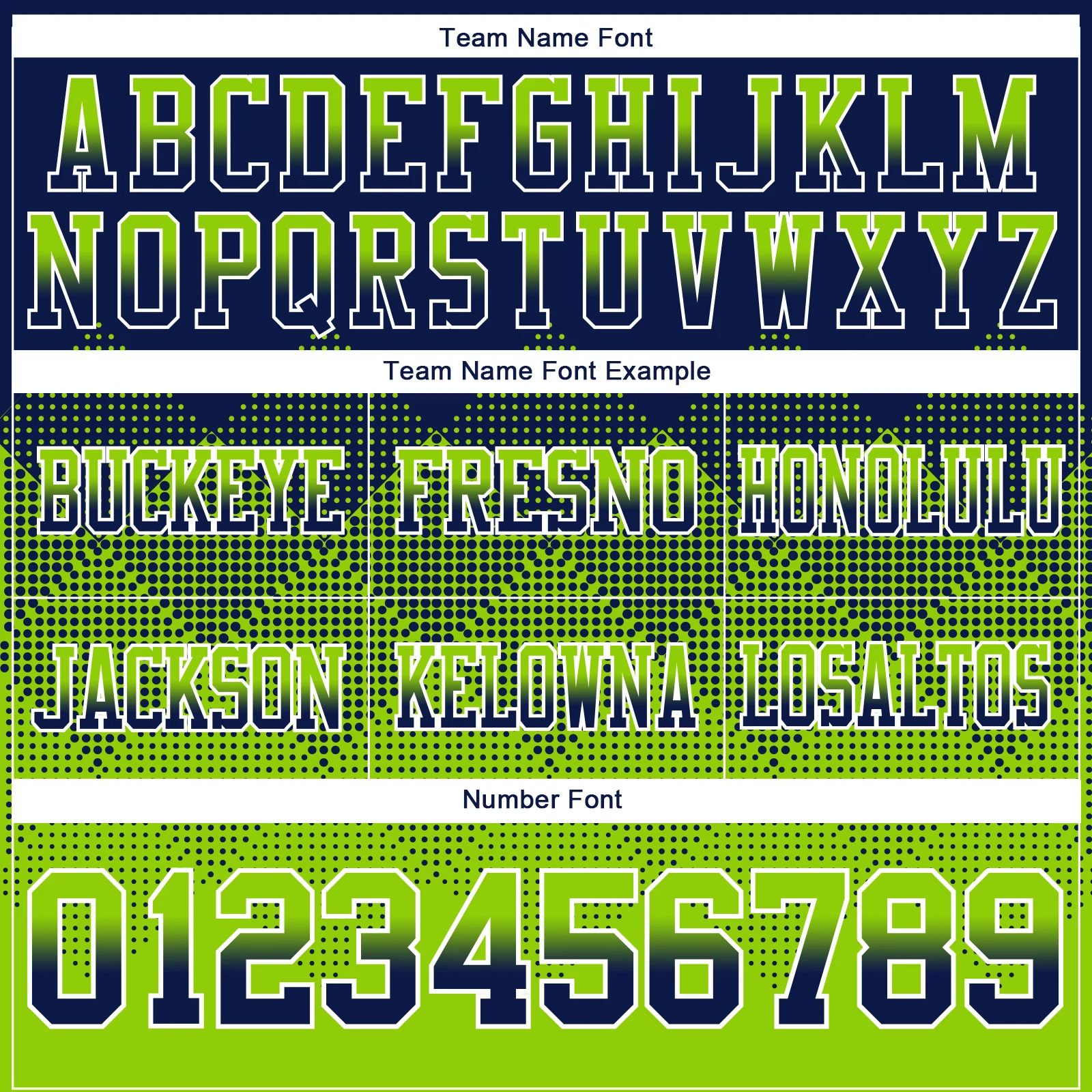 Custom Navy Neon Green-White Authentic Gradient Square Shape Flag Football Jersey - Image 3