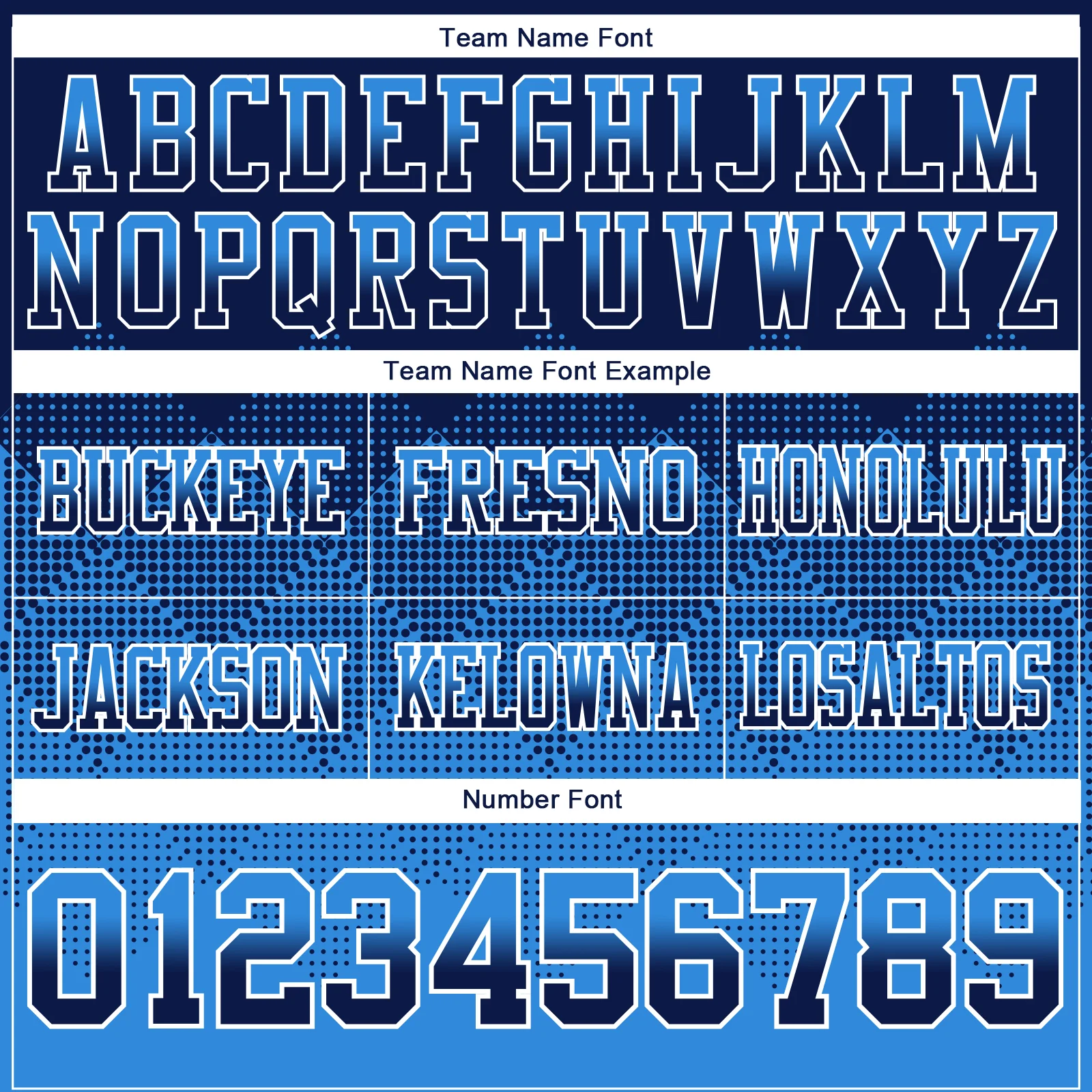 Custom Navy Powder Blue-White Authentic Gradient Square Shape Flag Football Jersey - Image 3